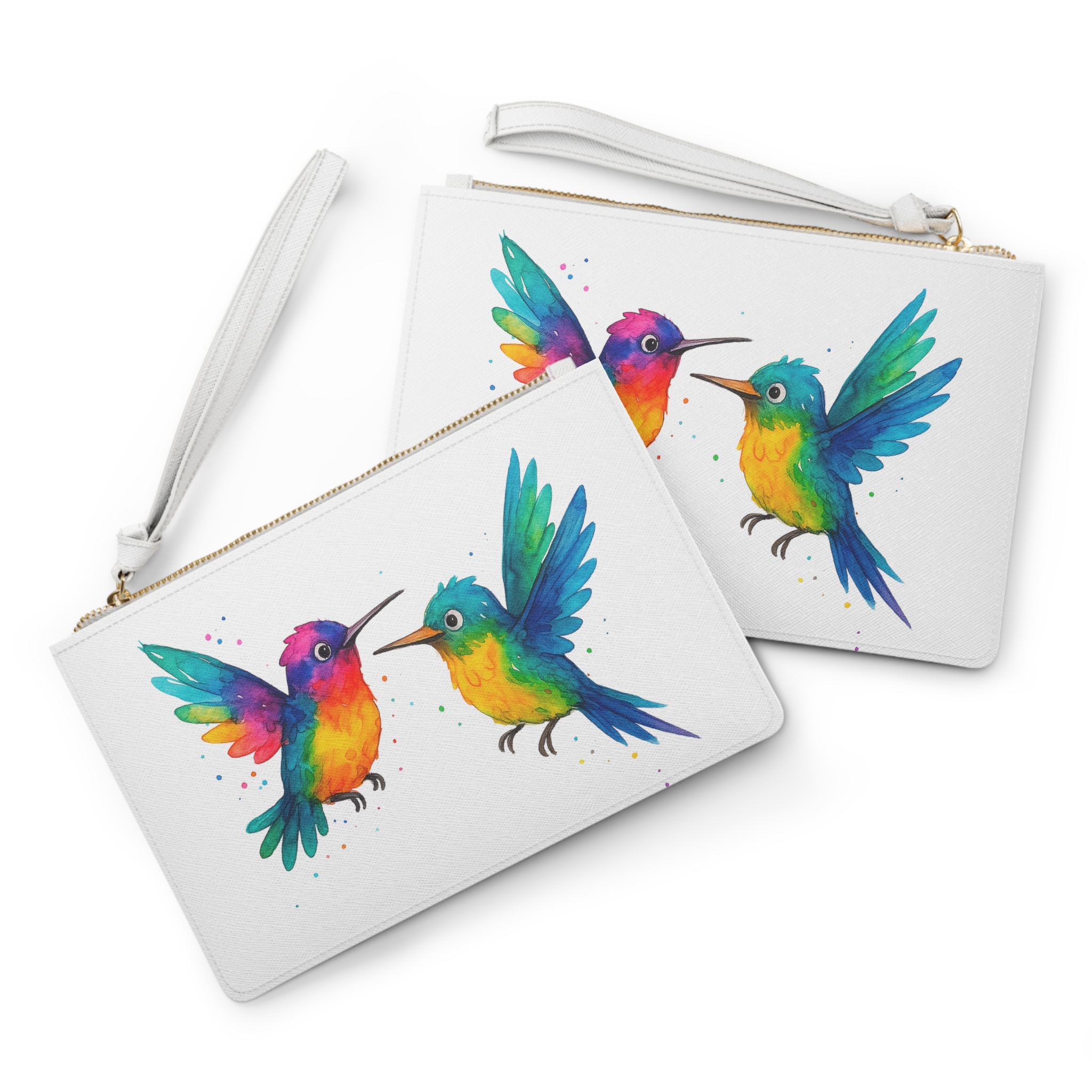 Clutch bag Surrealist purse hummingbird Unique Fantasy evening bag by Real Artist for Creative Souls - Image 2