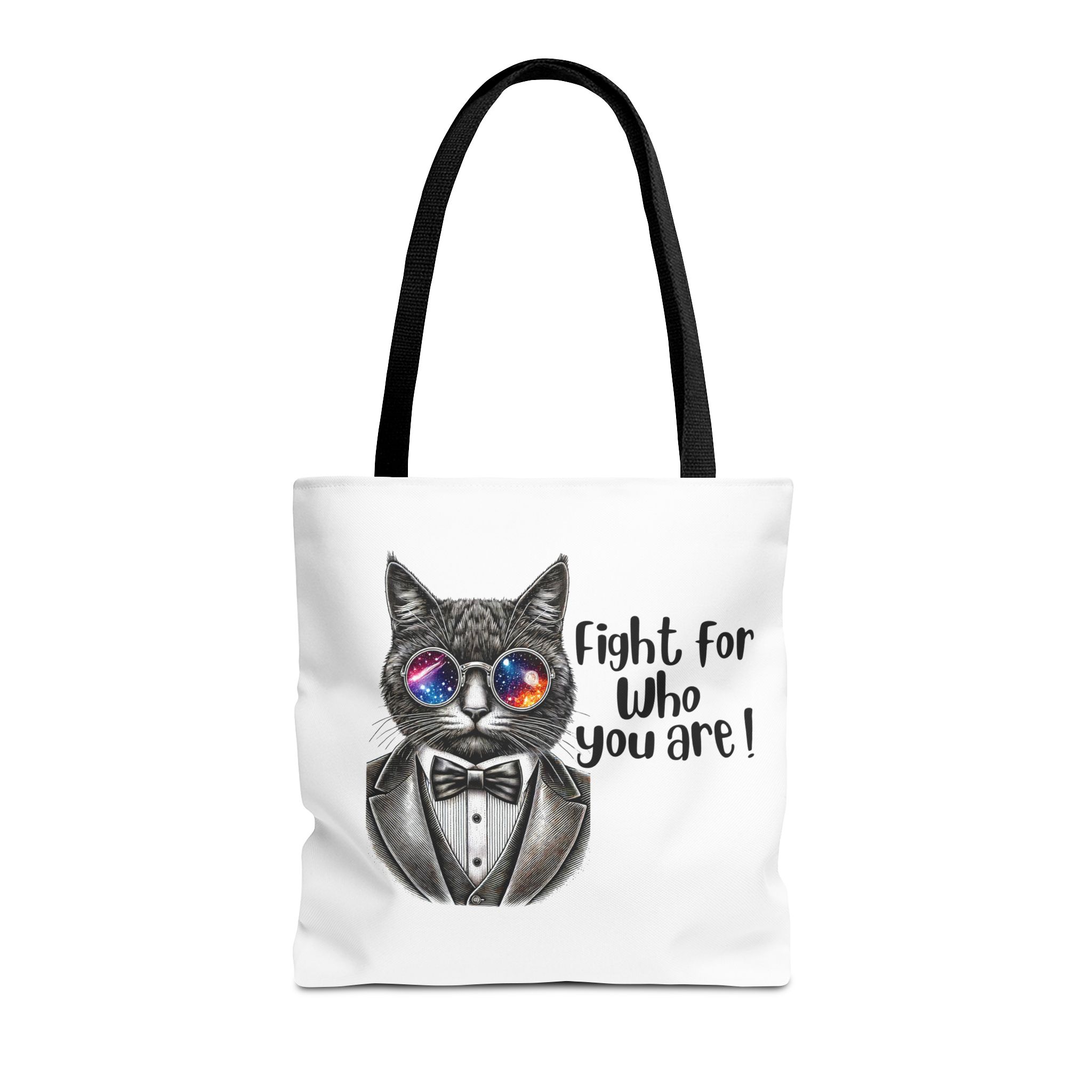 Motivation Tote bag – Cat tote bag – Boho Cat purse motivation print - Image 3