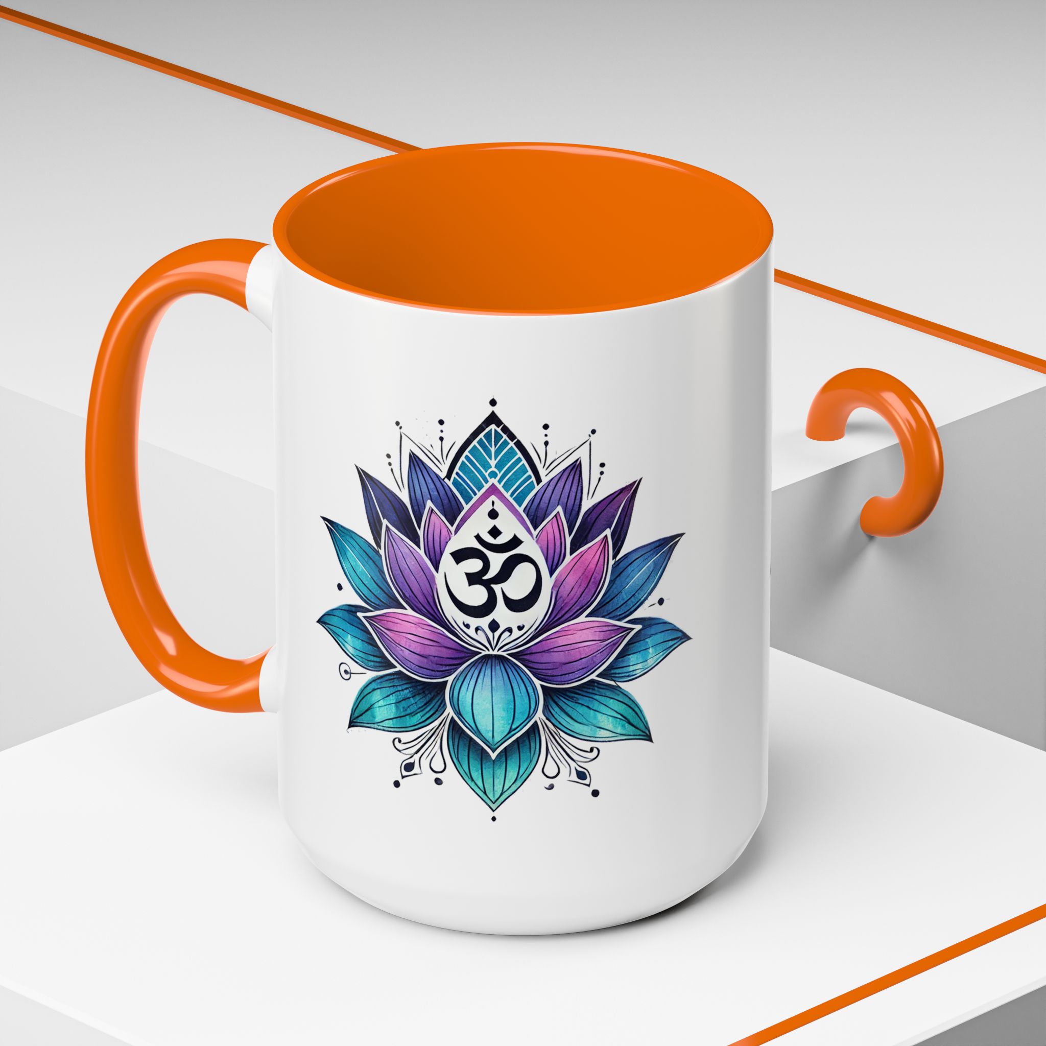 Boho office mug mindfulness mug lotus flower yoga gift coffee lover meditation accessory tea cup cute – Image 56