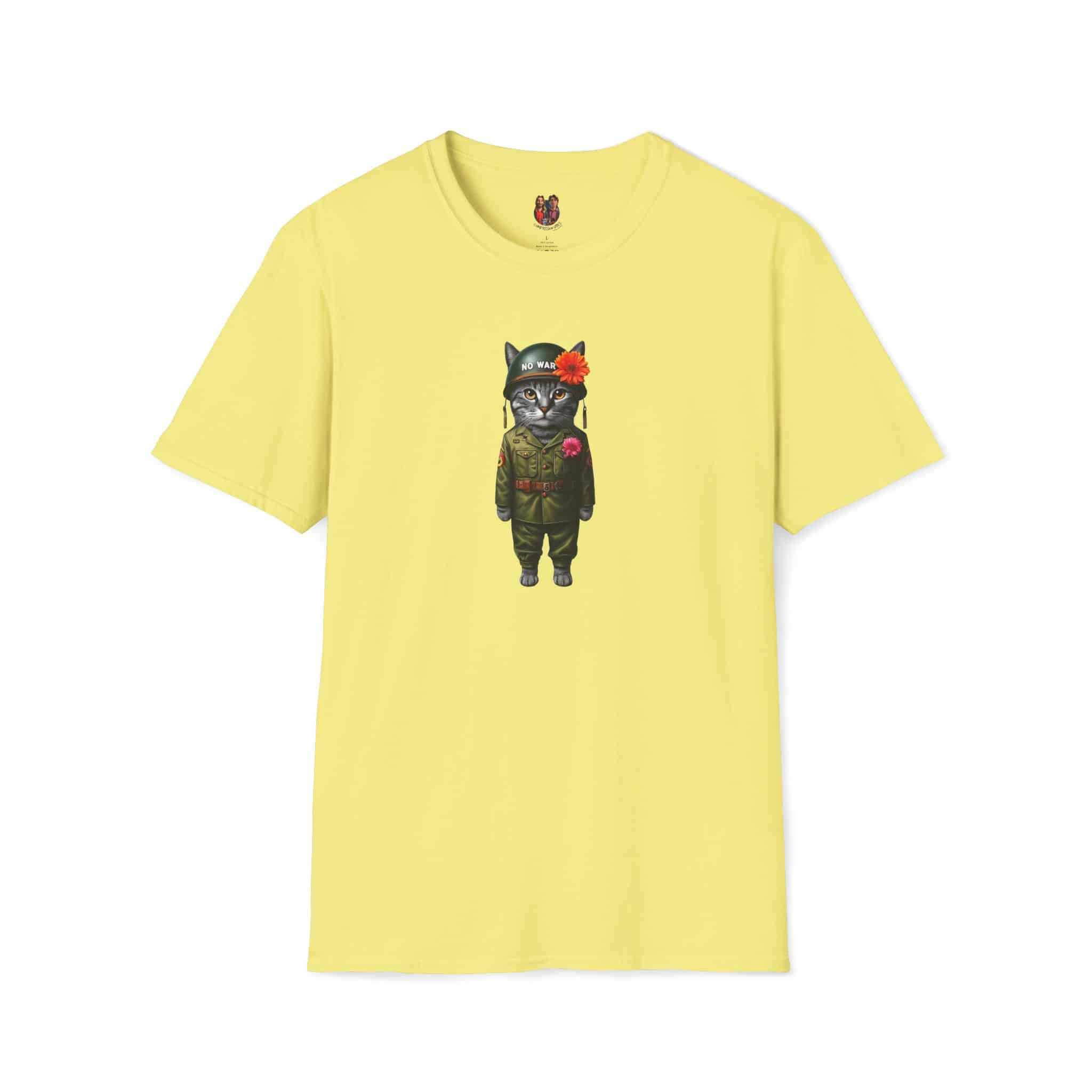 Funny tshirt Cat graphic tee peace & love comfy clothing for peace pet lovers outfit - Image 12