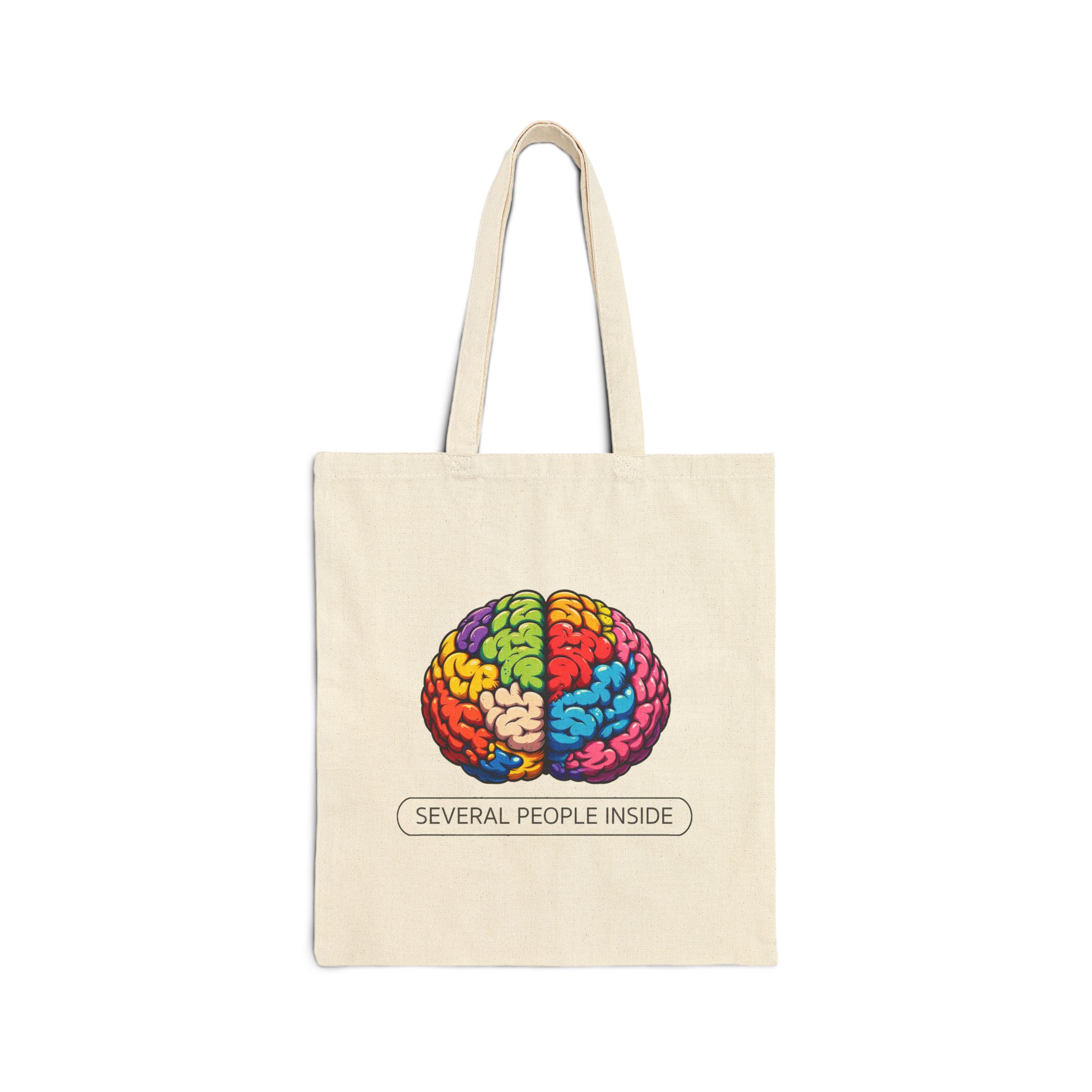 Satiric tote bag Brain canvas tote bag funny shoulder bag fun gift sarcastic cute tote bag boho purse cool handbag