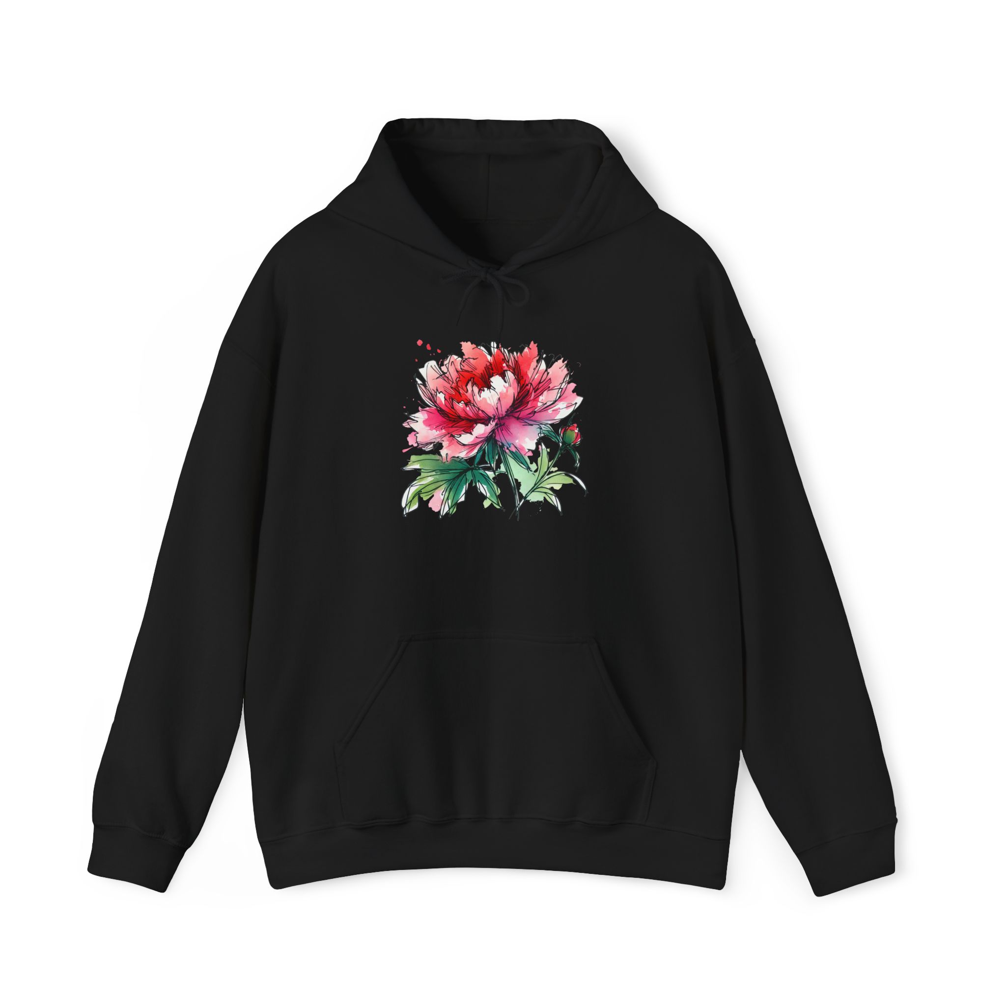 Flower Hoodie – Tropical Hoodie – Flower Print Sweatshirt - Image 8