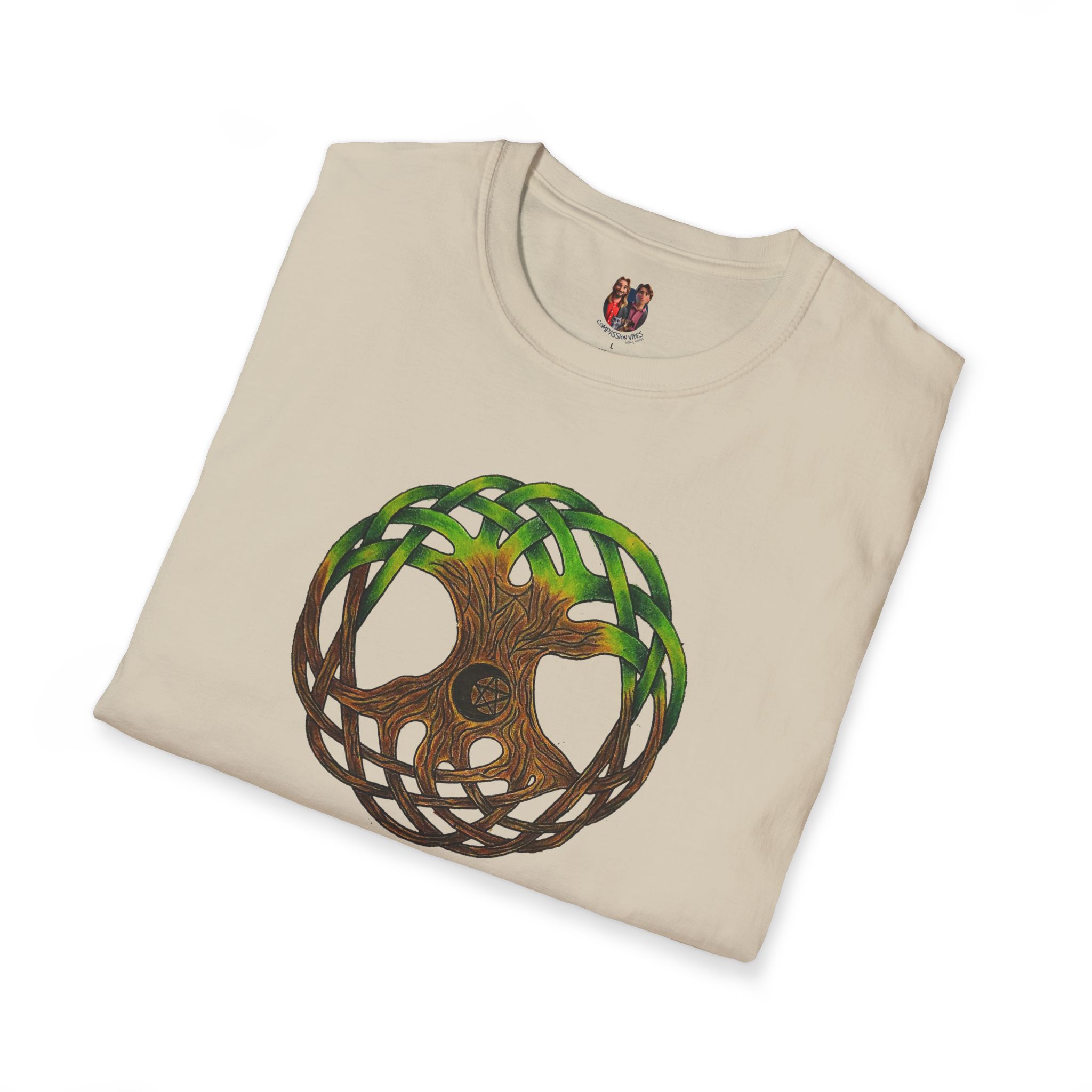 Imaginative Surrealist Art Tshirt Goat Unique Dream tee by Renowned Artist - Image 5