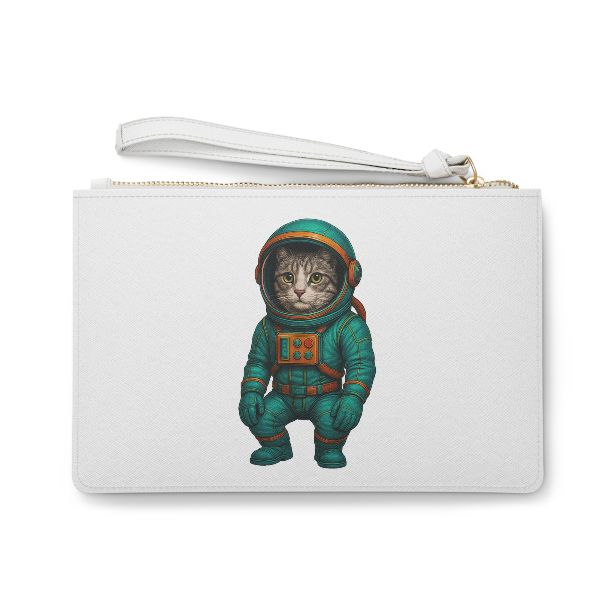 Cat Outerspace evening bag astronaut purse cat fantasy handbag space lover funny handbag - Imagen 2