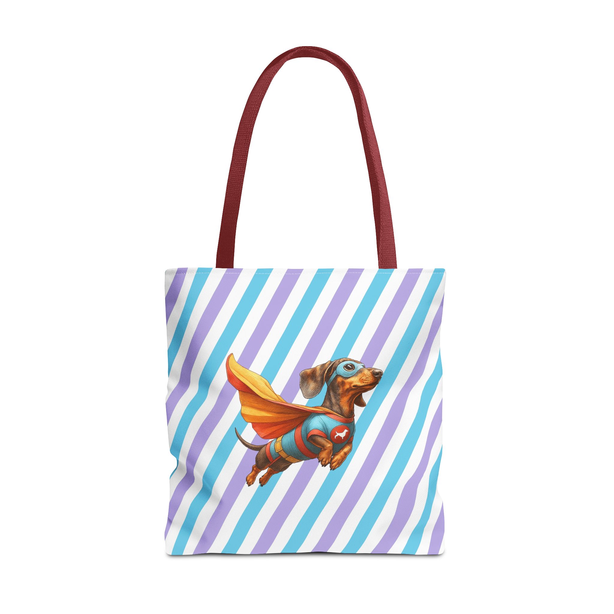 Funny canva tote bag Superhero cute tote bag dachshund super hero shoulder bag fantasy gift dog purse - Image 11