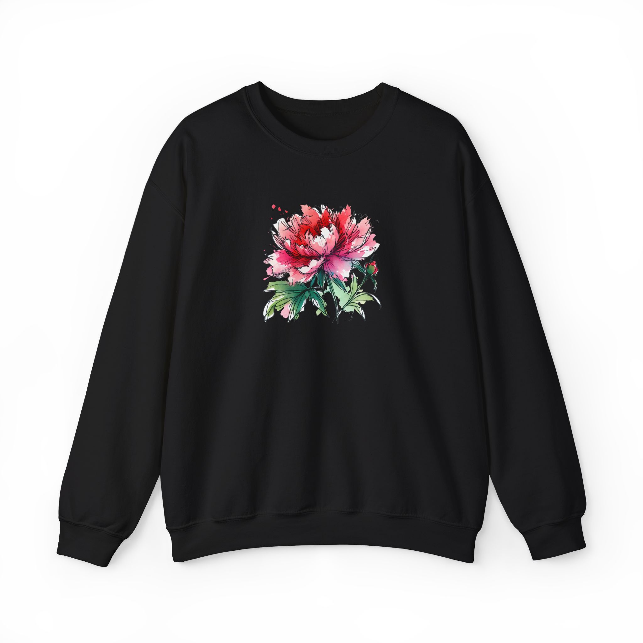 Flower sweatshirt – Tropical sweatshirt – Boho Flower sweater nature print - Image 10