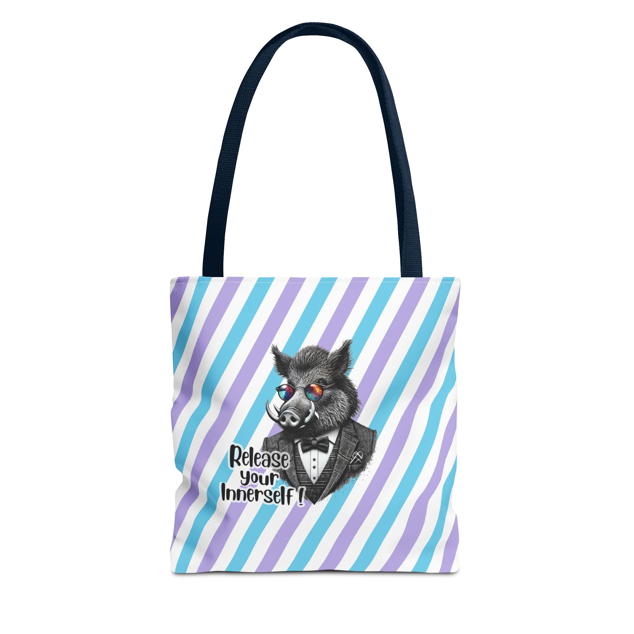 Canvas tote bag Motivational shoulder bag boar cute tote bag funny shoulder bag self confidence cool vintage bag – Image 25