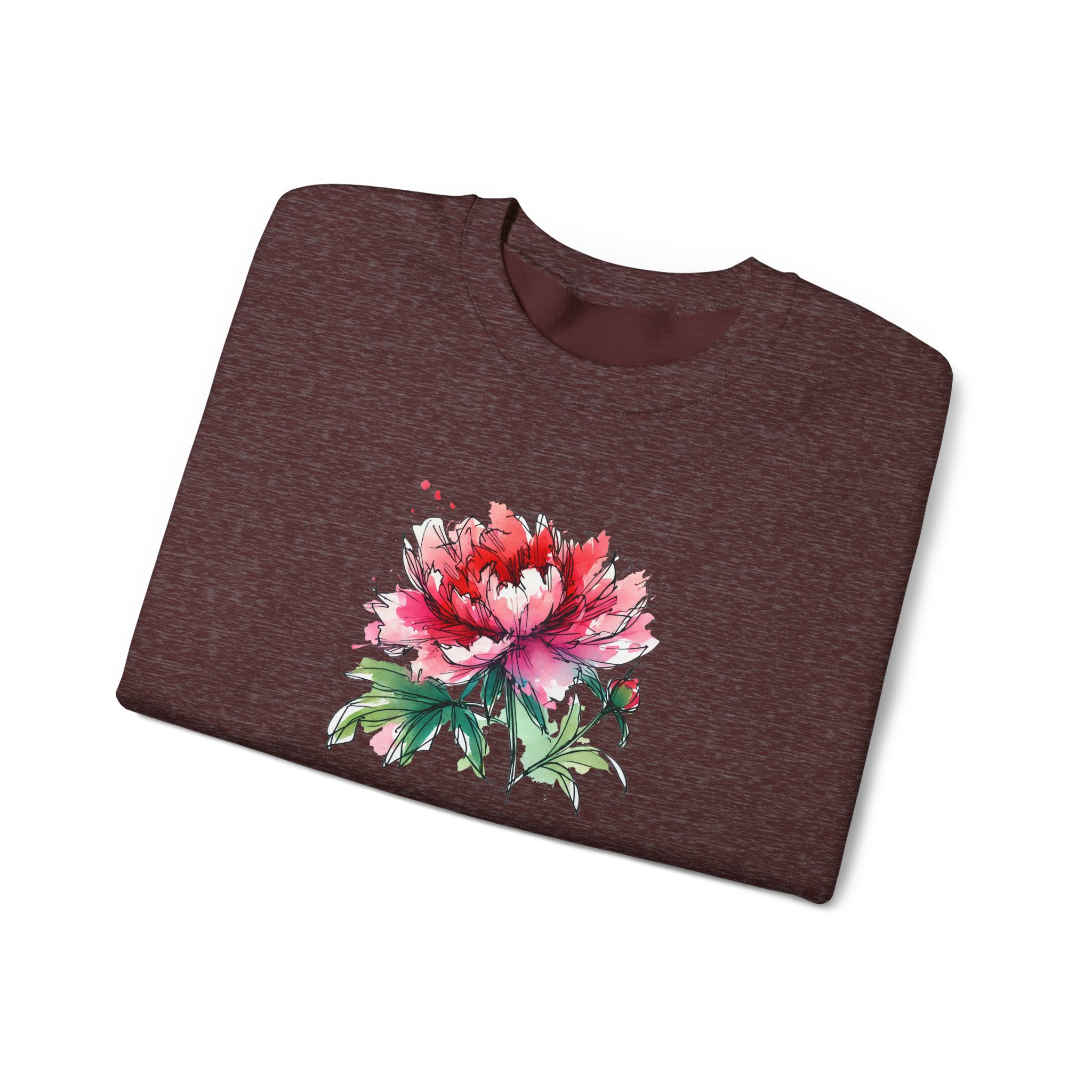 Flower sweatshirt – Tropical sweatshirt – Boho Flower sweater nature print - Image 7