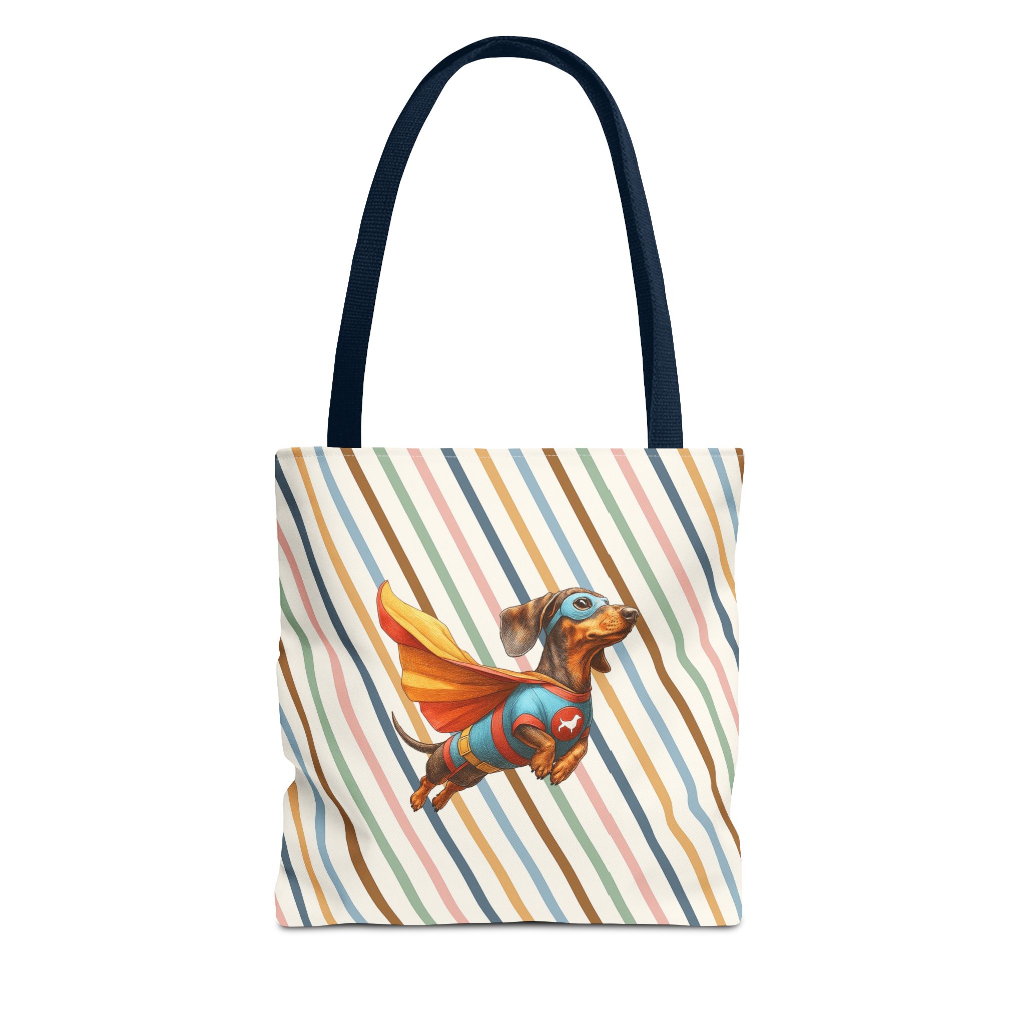 Funny canva tote bag Superhero cute tote bag dachshund super hero shoulder bag fantasy gift dog purse - Image 25