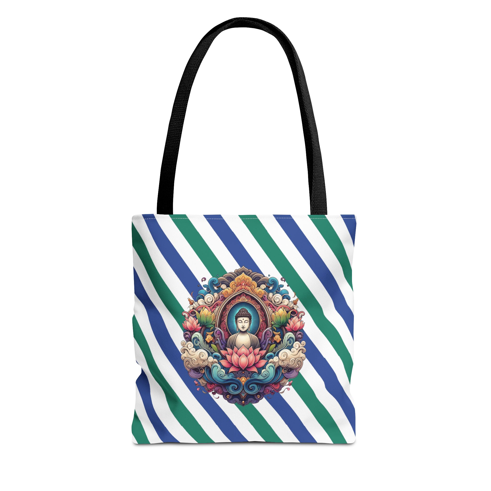 Yoga gift Canvas tote bag buddha shoulder bag meditation handbag vintage mindfulness handbag