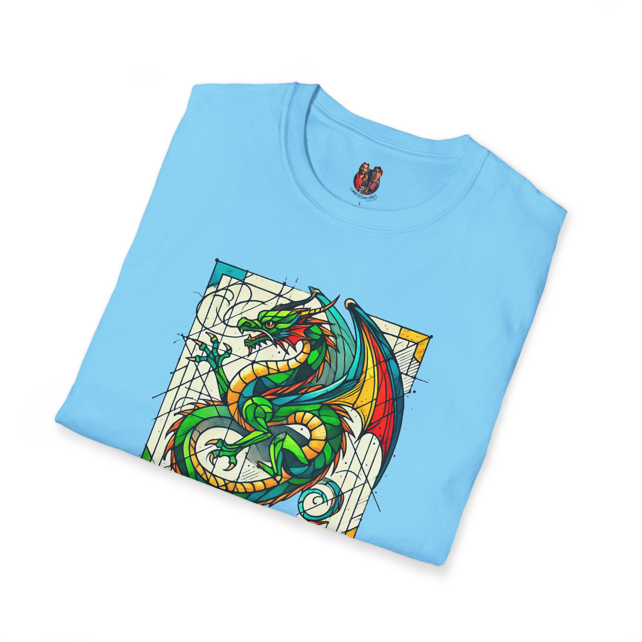 Dragon Fantasy tshirt - Mythical Dragon Graphic - Artistic Creature Tee - Image 19