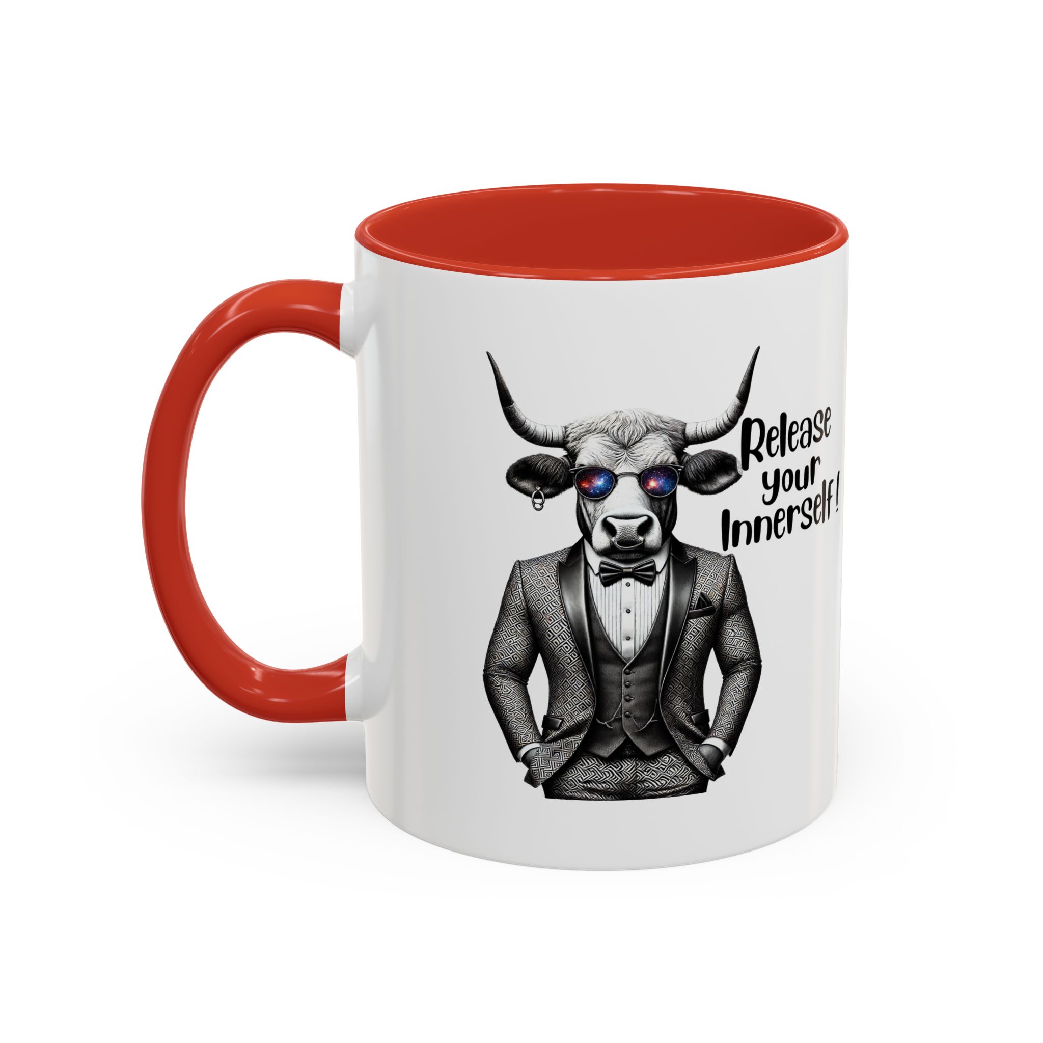 Coffee mug funny motivational gift for her cute cup tea lover cool boho mug office accessory self confidence design bull – Image 14