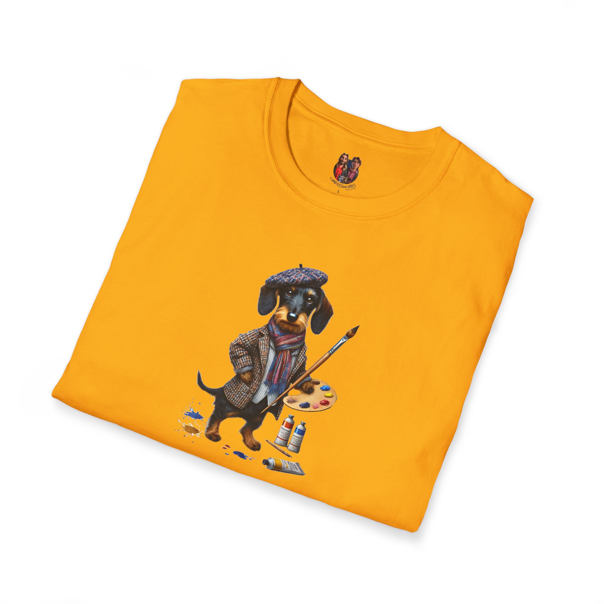 Funny Tee dog artist graphic tshirt Art comfort colors clothing gift design pet lover outfit cool apparel - Image 11