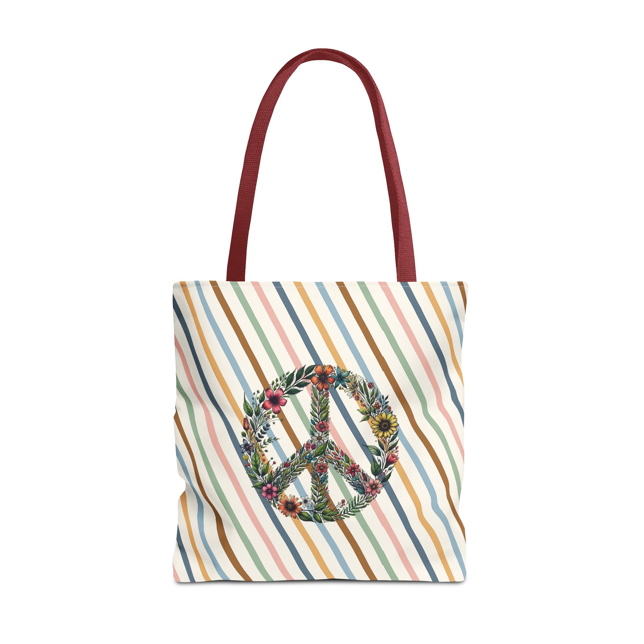 Peace and Love tote bag positive vibes and dreamy vintage look - Image 11