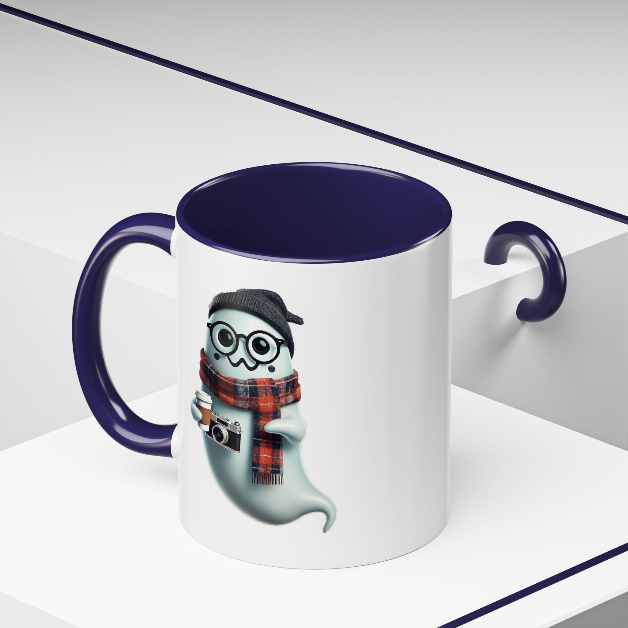 Funny mug boho Ghost coffee cup gift for him Ghost office Mug music lover accessory cool design - Image 8