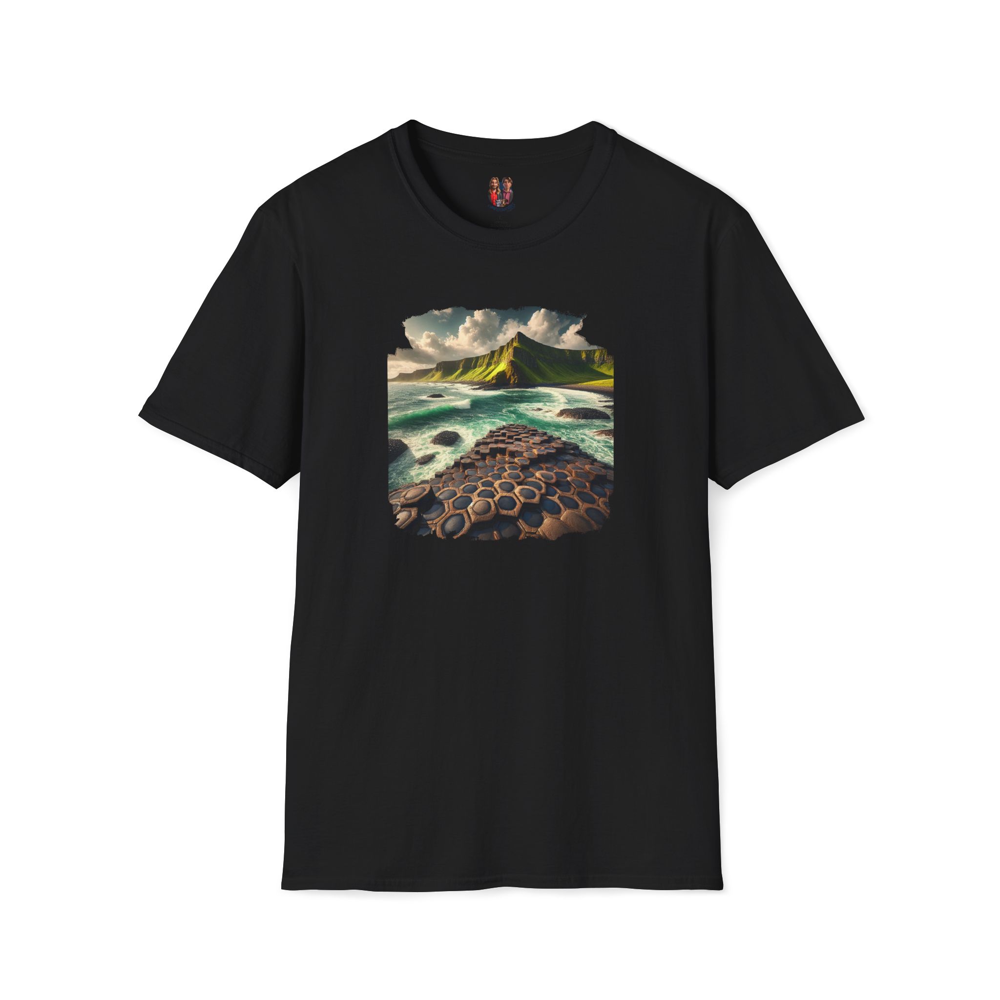 Landscape tshirt ireland graphic tee nature vintage clothing gift for dad giant causeway bushmills vintage tshirt cool comfort apparel - Image 6
