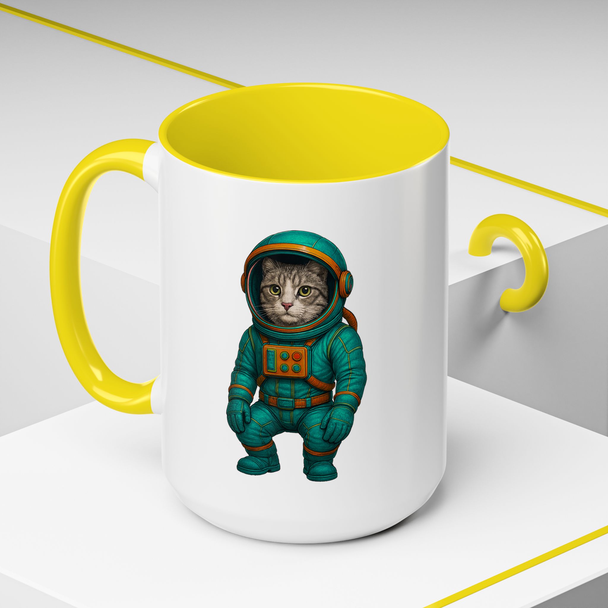 Coffee Mug funny Cat lover boho Mug Cat astronaut tea cup pet unique accessory kitten gift for her - Imagen 64