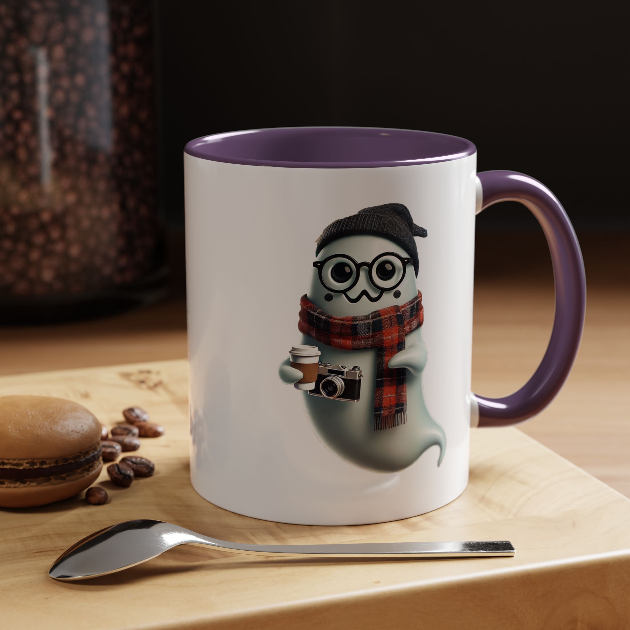 Funny mug boho Ghost coffee cup gift for him Ghost office Mug music lover accessory cool design - Image 47