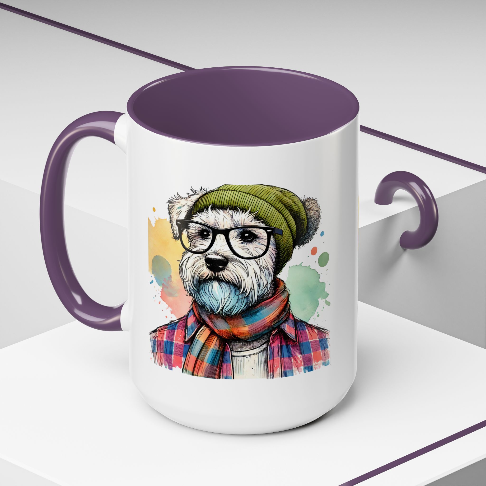 Funny mug dog Boho coffee mug funny gift pet lover hipster accessory lover tea office mug unique design - Image 60