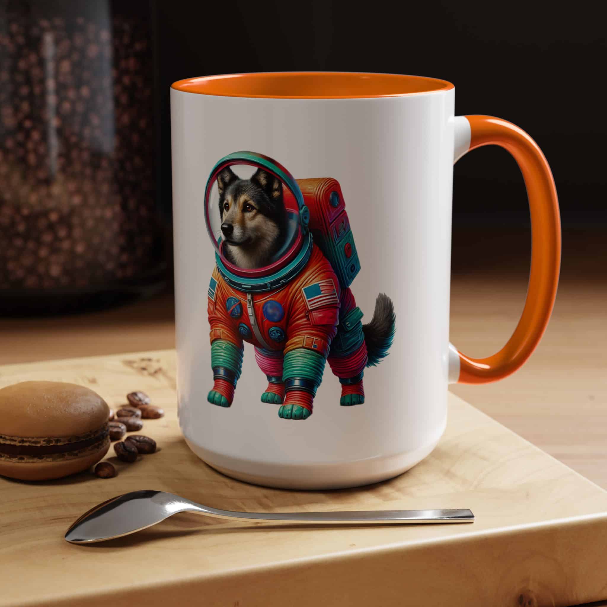Office mug Dog Outerspace coffee cup Dachshund astronaut tea lover boho gift for her pet accessory puppy - Image 55