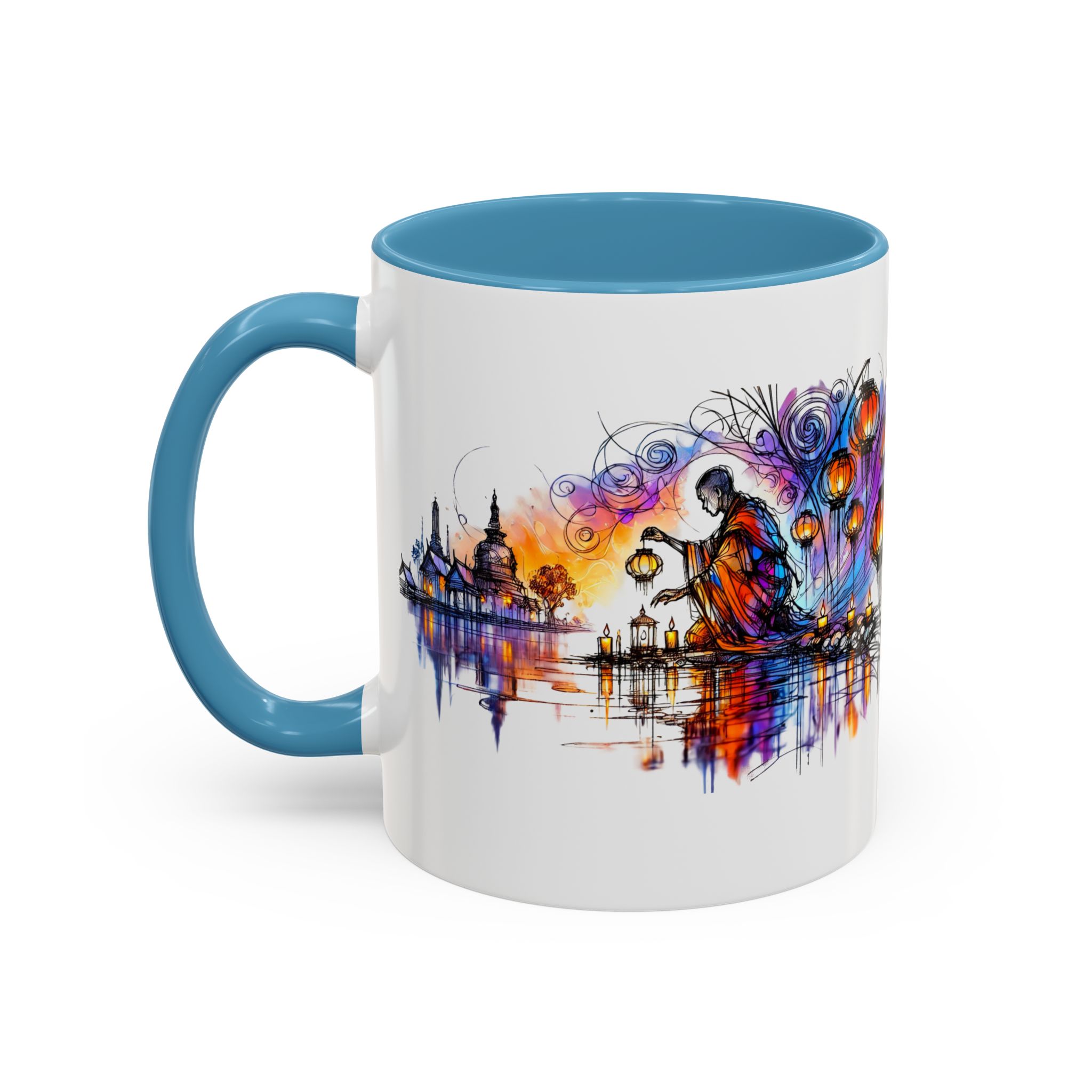 Office mug Buddha coffee Cup yoga tea Mug coffee meditation accessory mindfulnss cool gift for her – Image 34