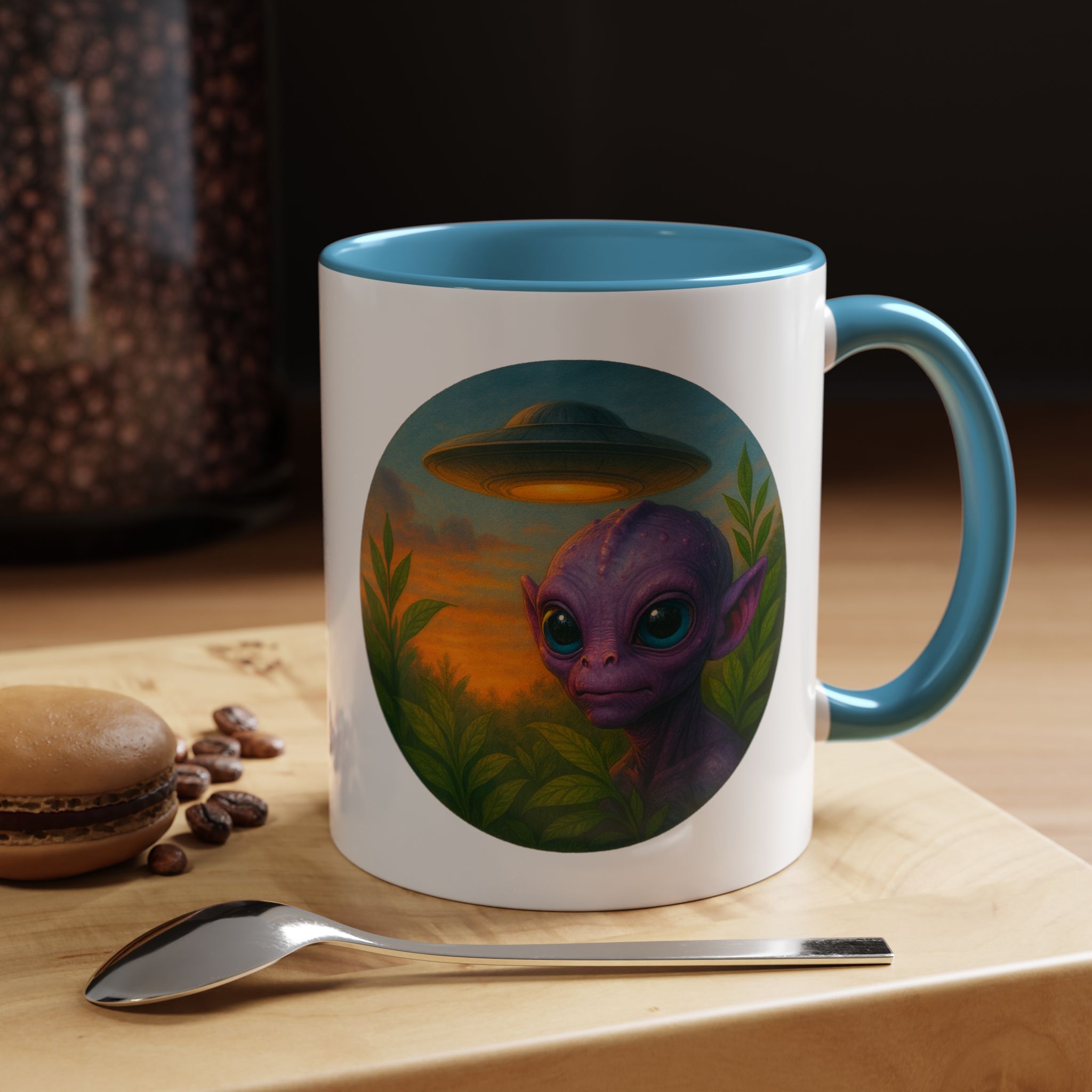 Alien mug and cup extraterrestrial whale fantasy funny vintage graphic oversized womens design - Image 39