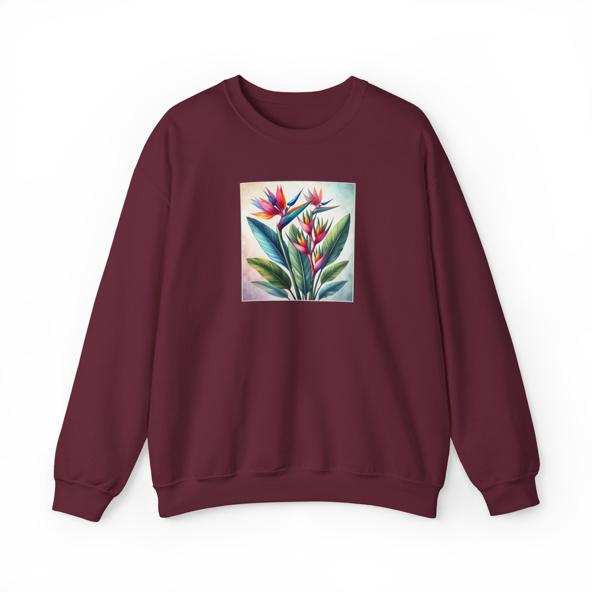 Flower sweatshirt – Tropical sweatshirt – Boho Flower sweater nature print - Image 18