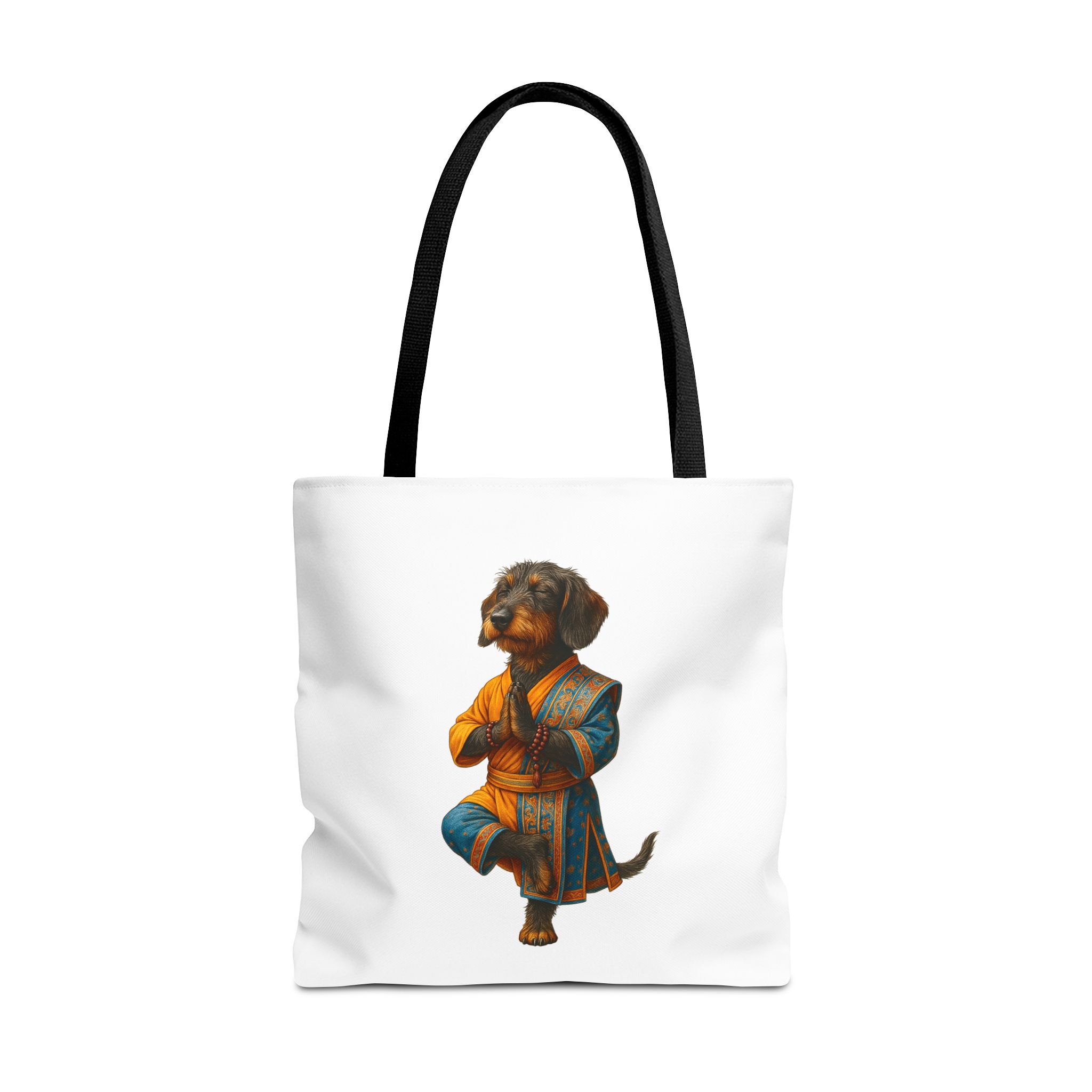 Funny canvas tote bag yoga cute tote bag dog yoga gift mindfulness shoulder bag puppy purse pet lover handbag - Imagen 5