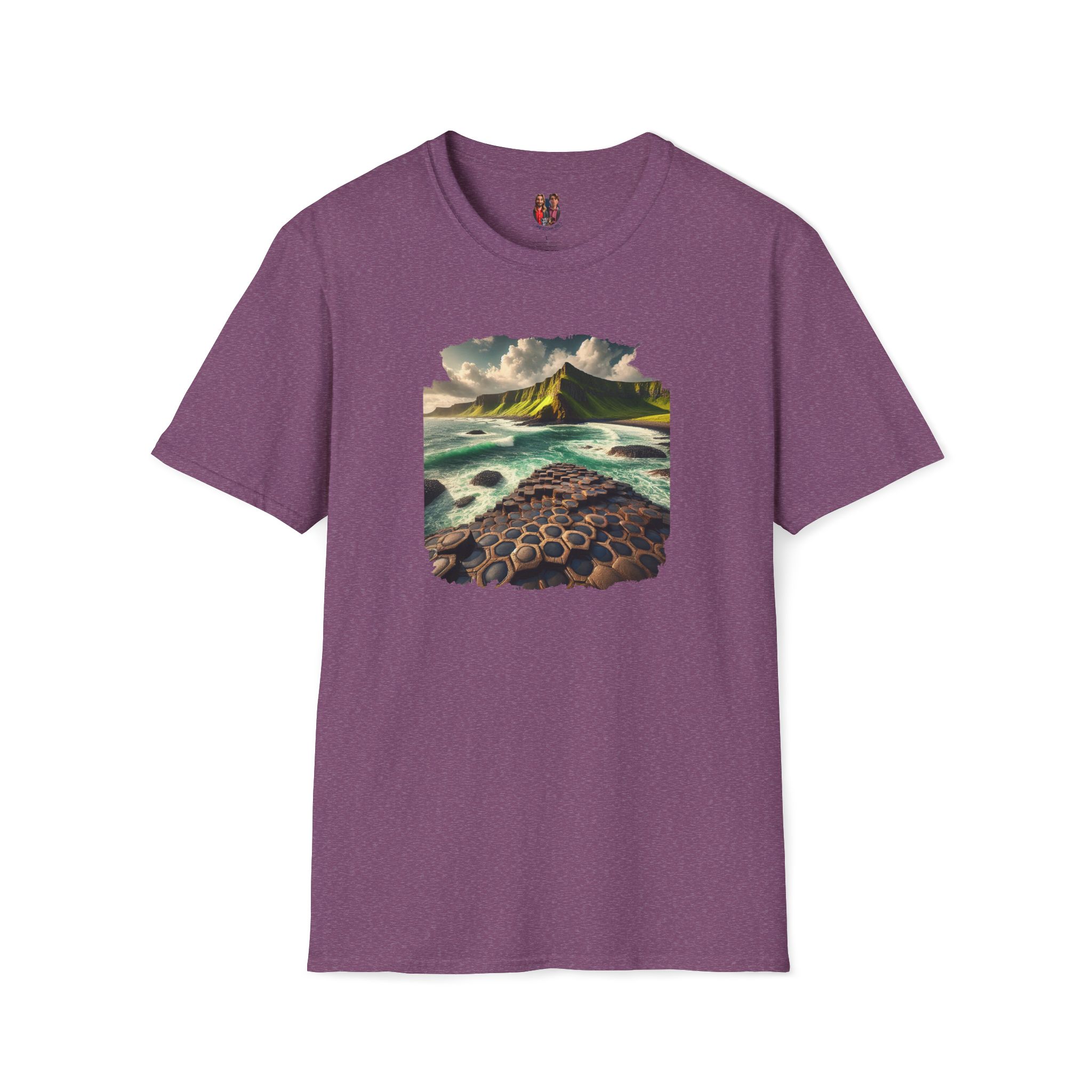 Landscape tshirt ireland graphic tee nature vintage clothing gift for dad giant causeway bushmills vintage tshirt cool comfort apparel - Image 34