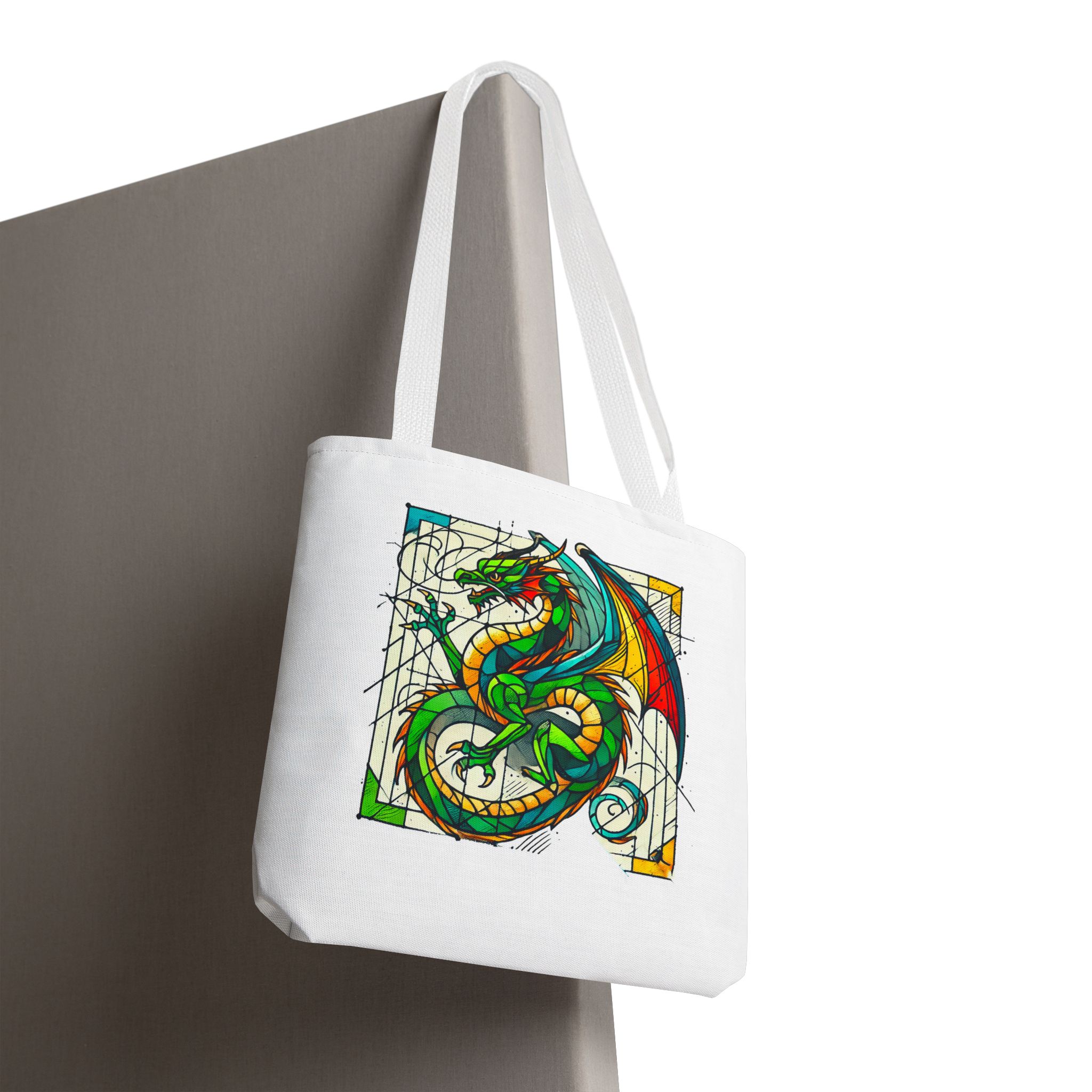 Dragon tote bag powerful look with unique graphic design - Image 16