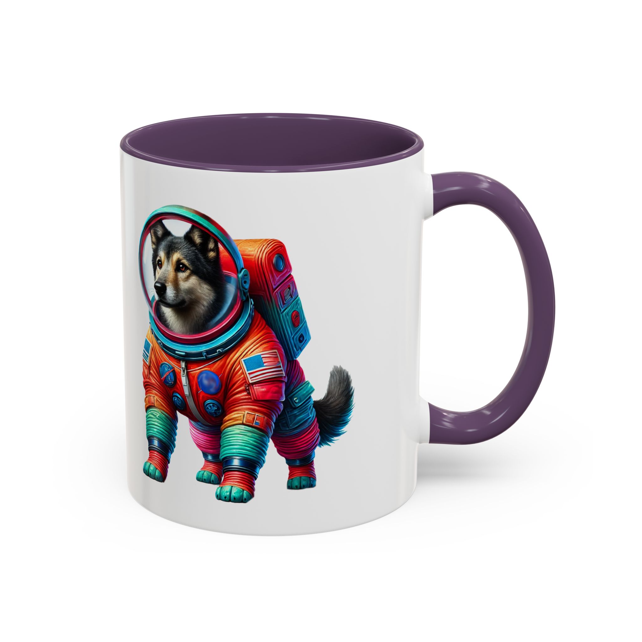 Office mug Dog Outerspace coffee cup Dachshund astronaut tea lover boho gift for her pet accessory puppy - Image 2