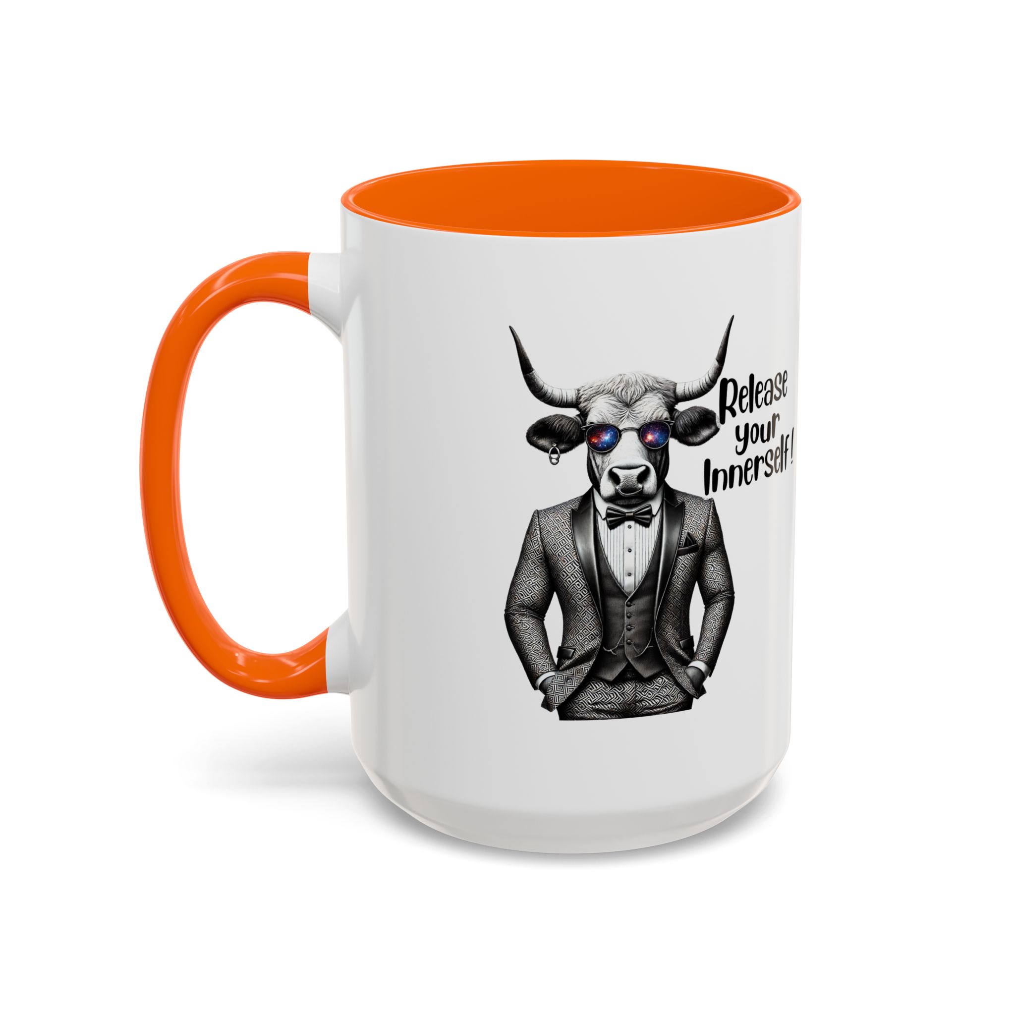 Coffee mug funny motivational gift for her cute cup tea lover cool boho mug office accessory self confidence design bull – Image 54