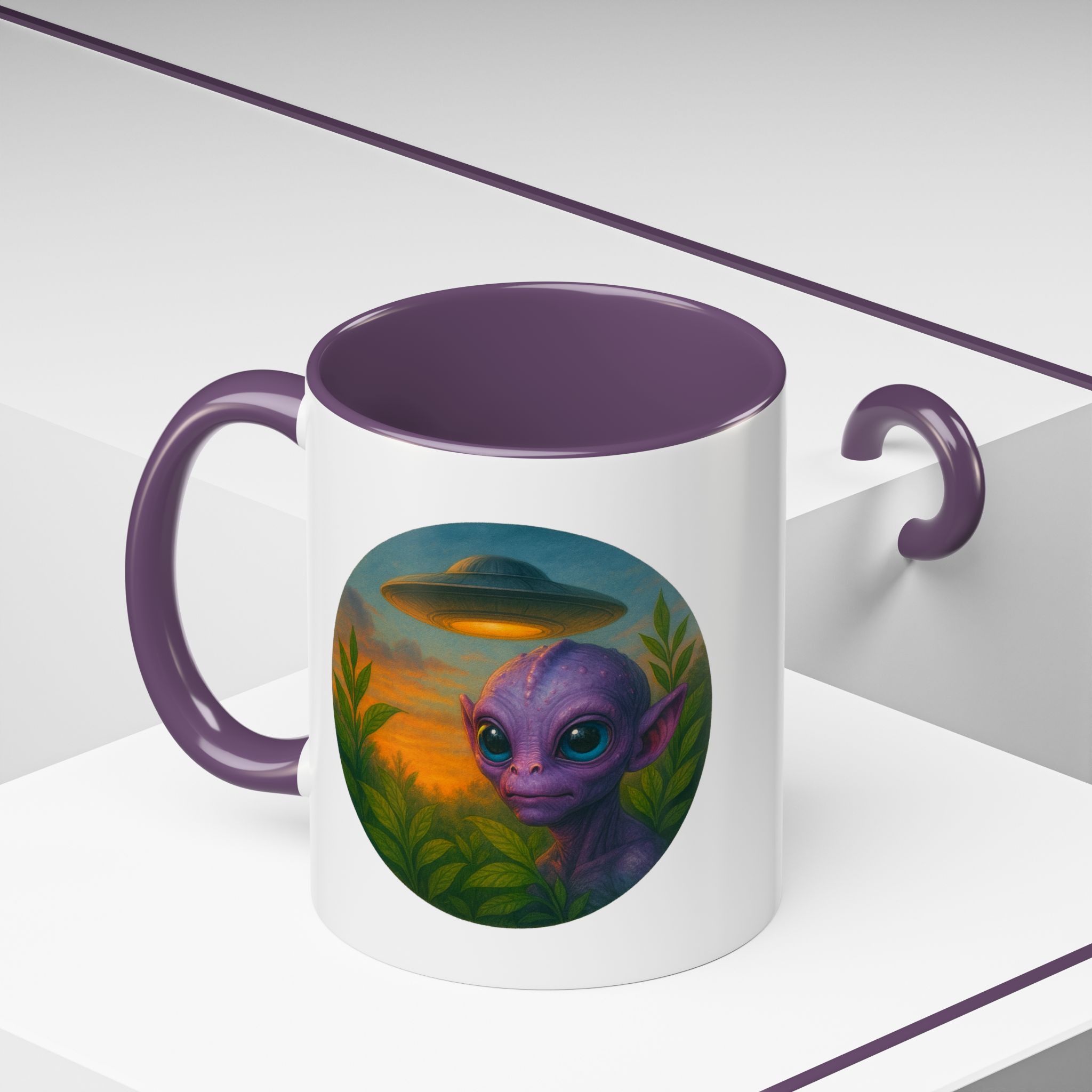 Alien mug and cup extraterrestrial whale fantasy funny vintage graphic oversized womens design - Image 52