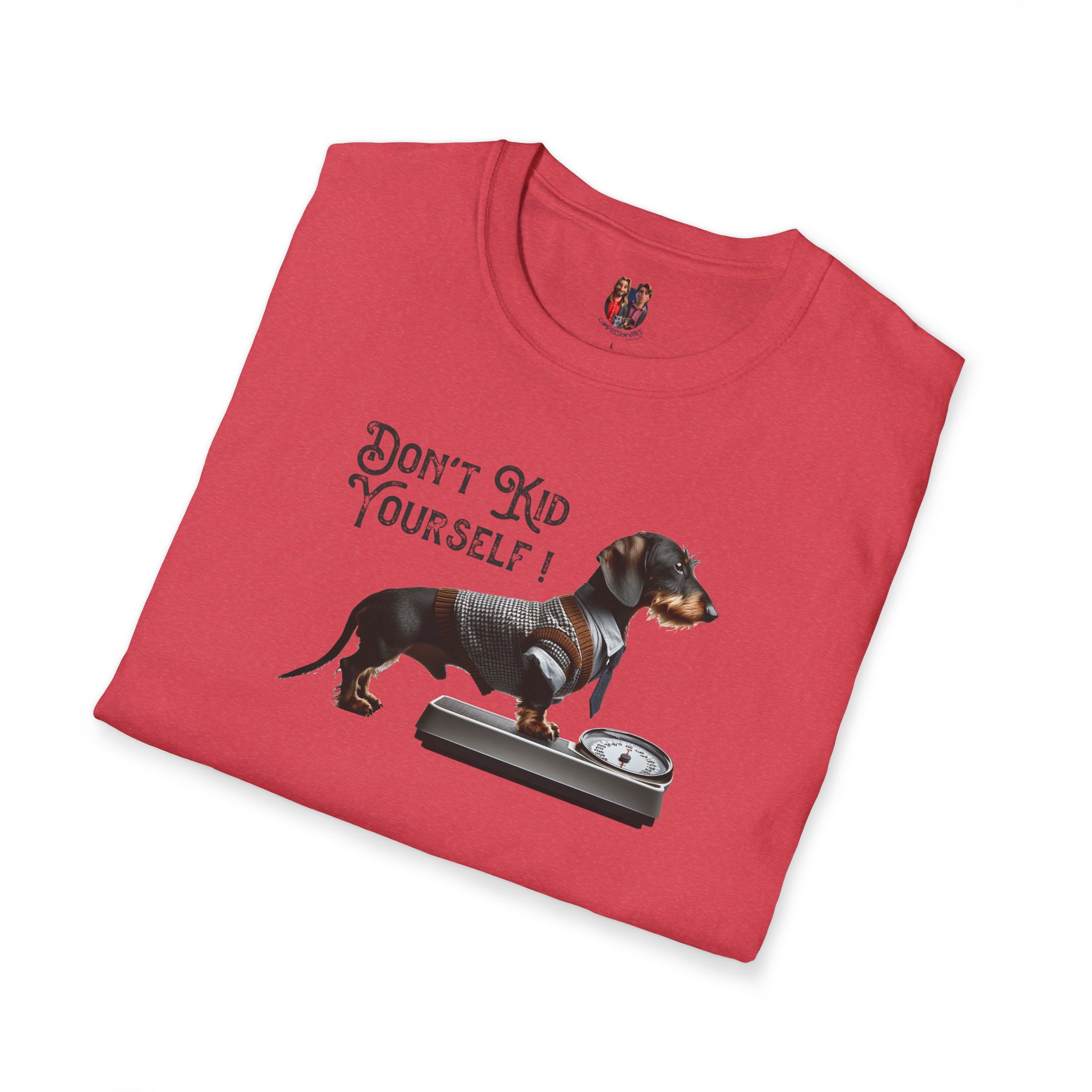 Dachshund Funny tshirt weight loss graphic tee diet clothing gift Dog shirt comfort colors puppy print unique outfit - Image 35