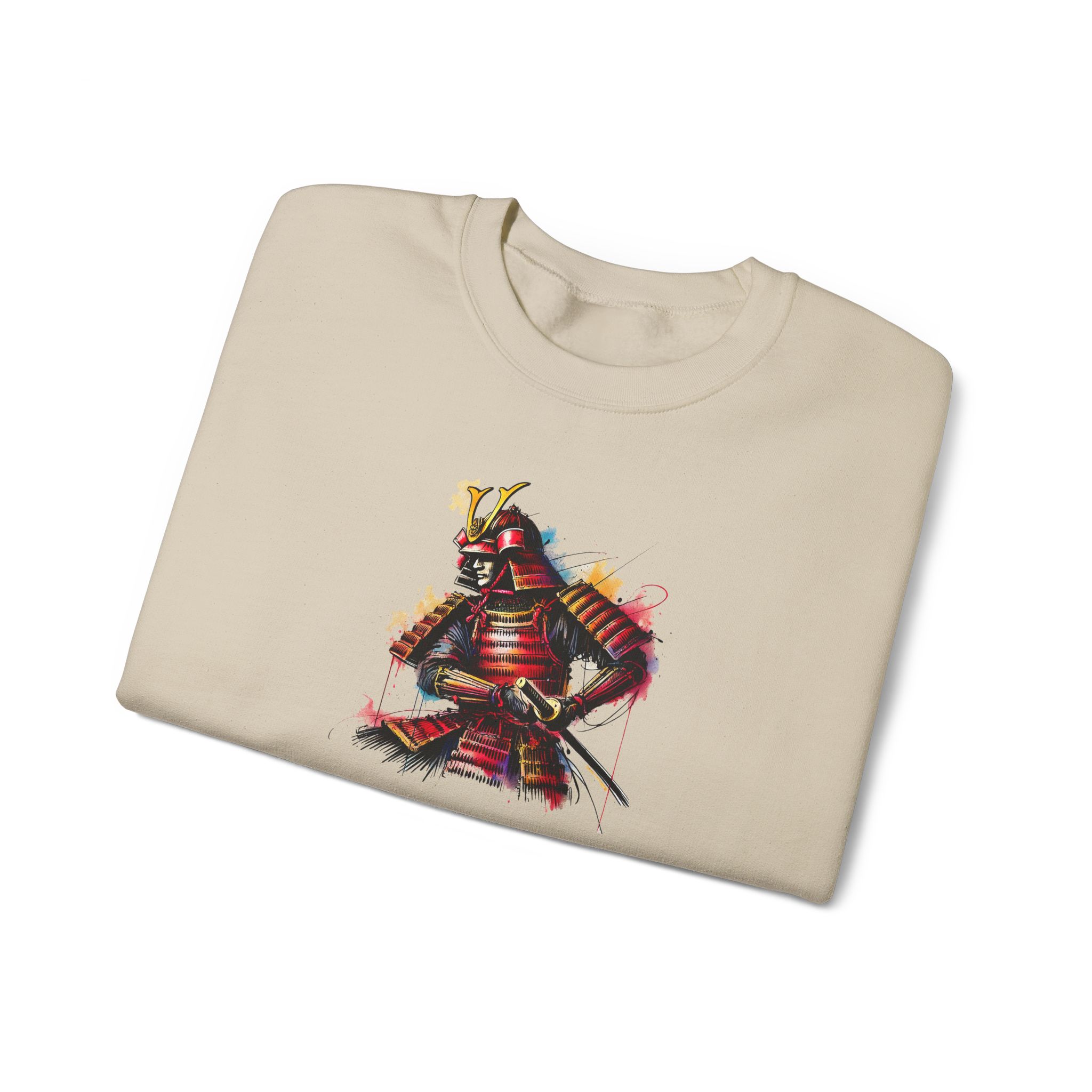 Samurai sweatshirt – Japan sweatshirt – Retro Samurai sweatshirt japanese print - Image 9