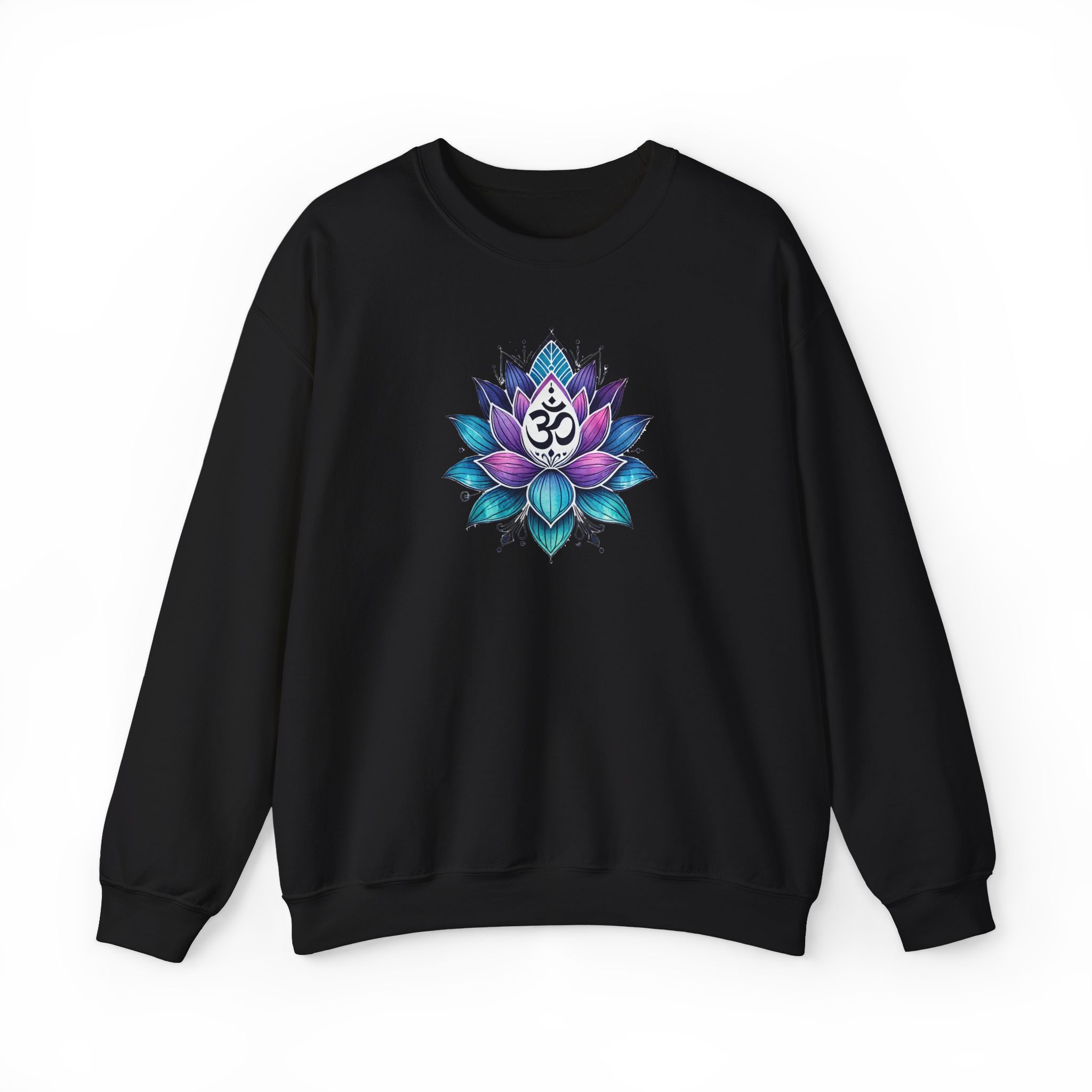 Boho sweattshirt mindfulness graphic sweater lotus flower yoga clothing gift meditation shirt cute apparel comfy outfit unique visual - Image 10