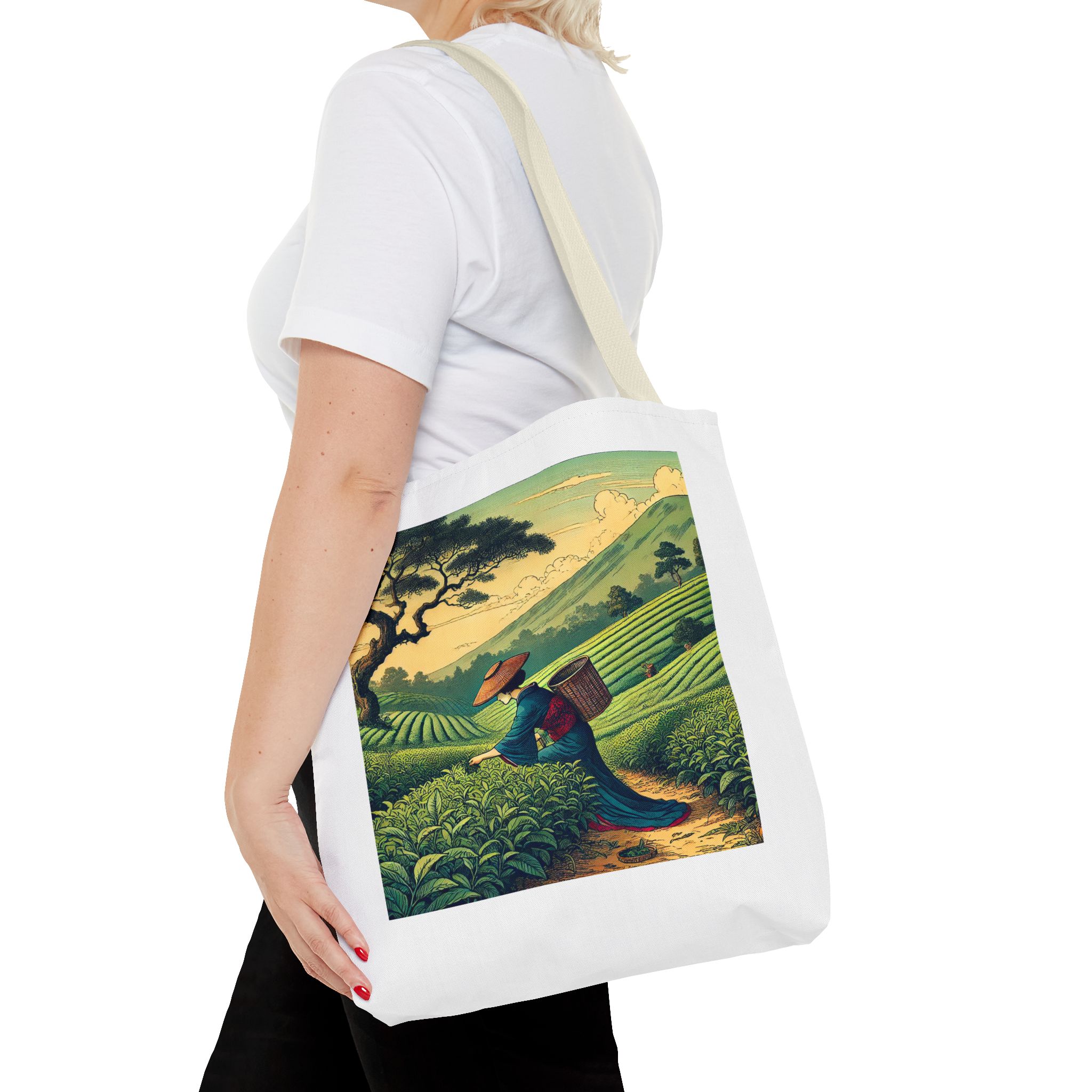 Japanese tote bag modern Asian style with ukiyo and traditional art design - Image 22