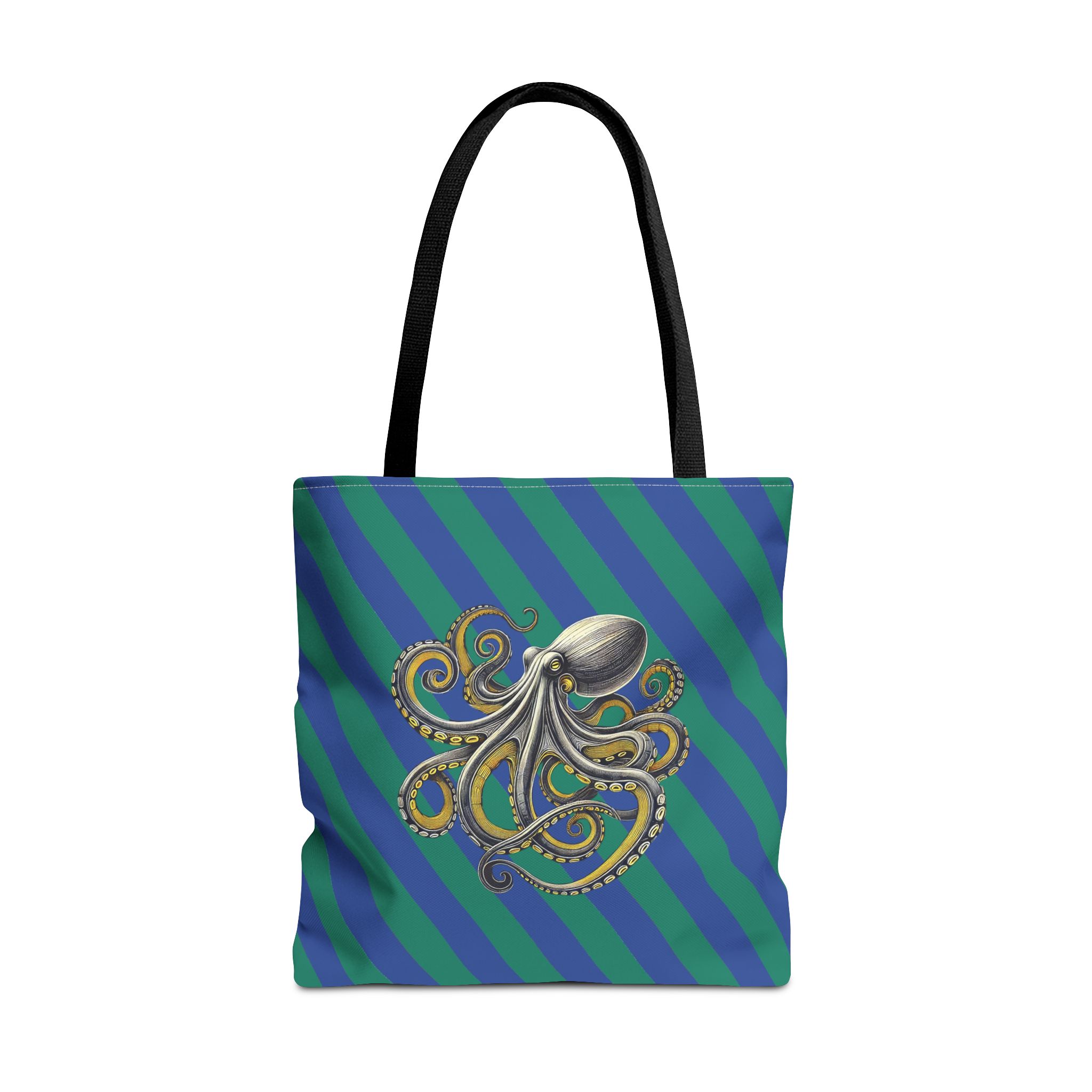 Octopus Canvas tote bag Calligraphy cute tote bag vintage bag gift for her Cool Japanese design ethical shoulder bag japan print - Image 5