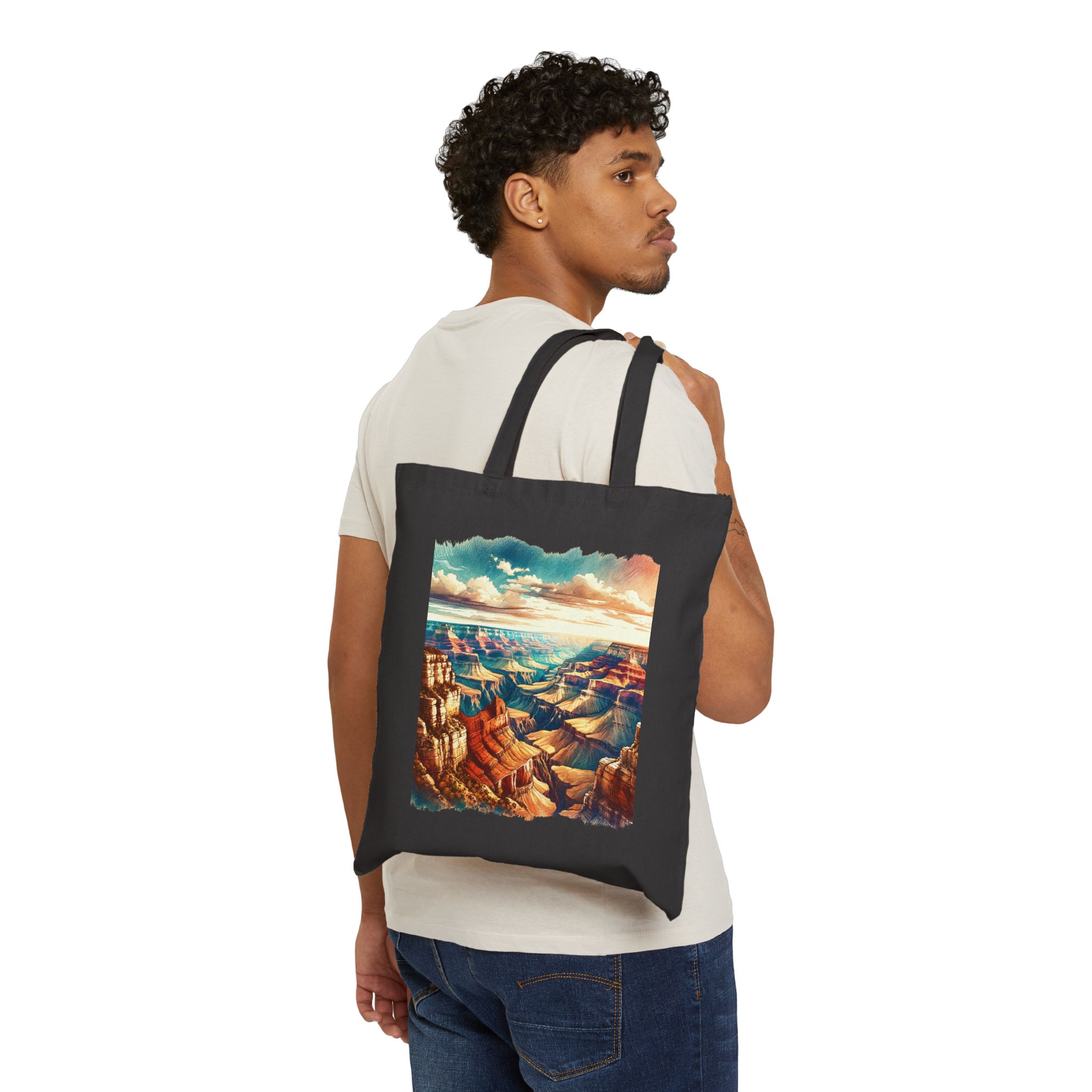 Grand Canyon tote bag landscape canvas tote bag nature canvas tote bag comfortable cute tote bag cool print ethical handbag - Image 6