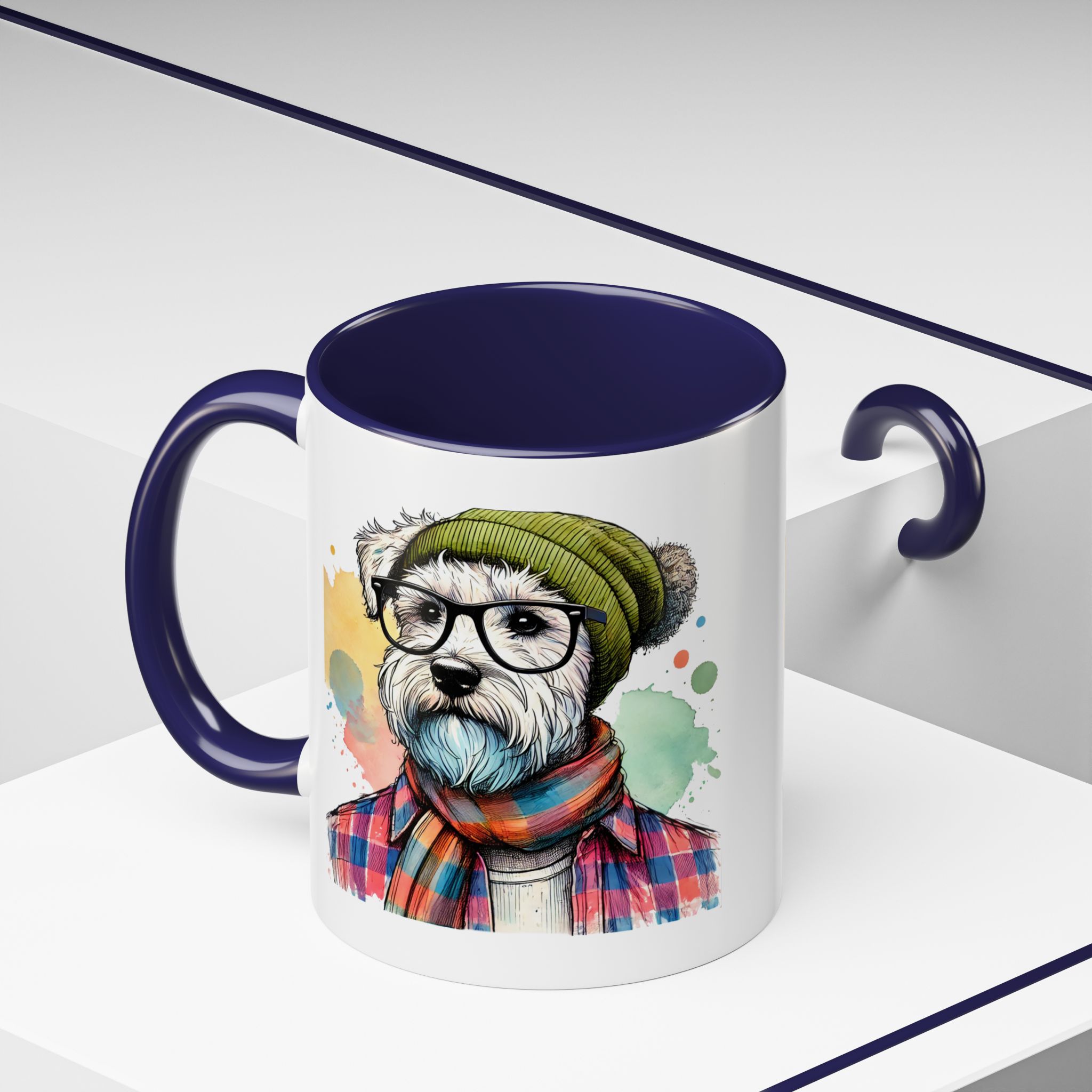 Funny mug dog Boho coffee mug funny gift pet lover hipster accessory lover tea office mug unique design - Image 8