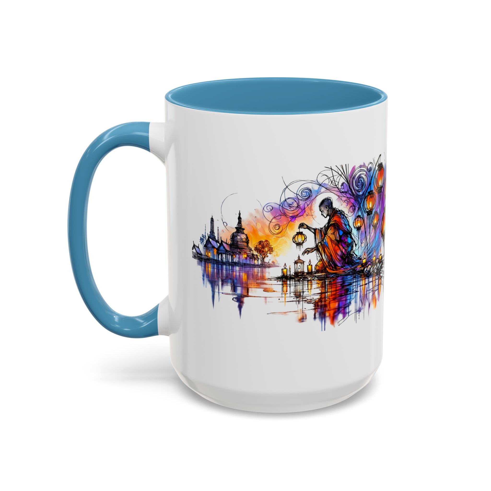 Office mug Buddha coffee Cup yoga tea Mug coffee meditation accessory mindfulnss cool gift for her – Image 38