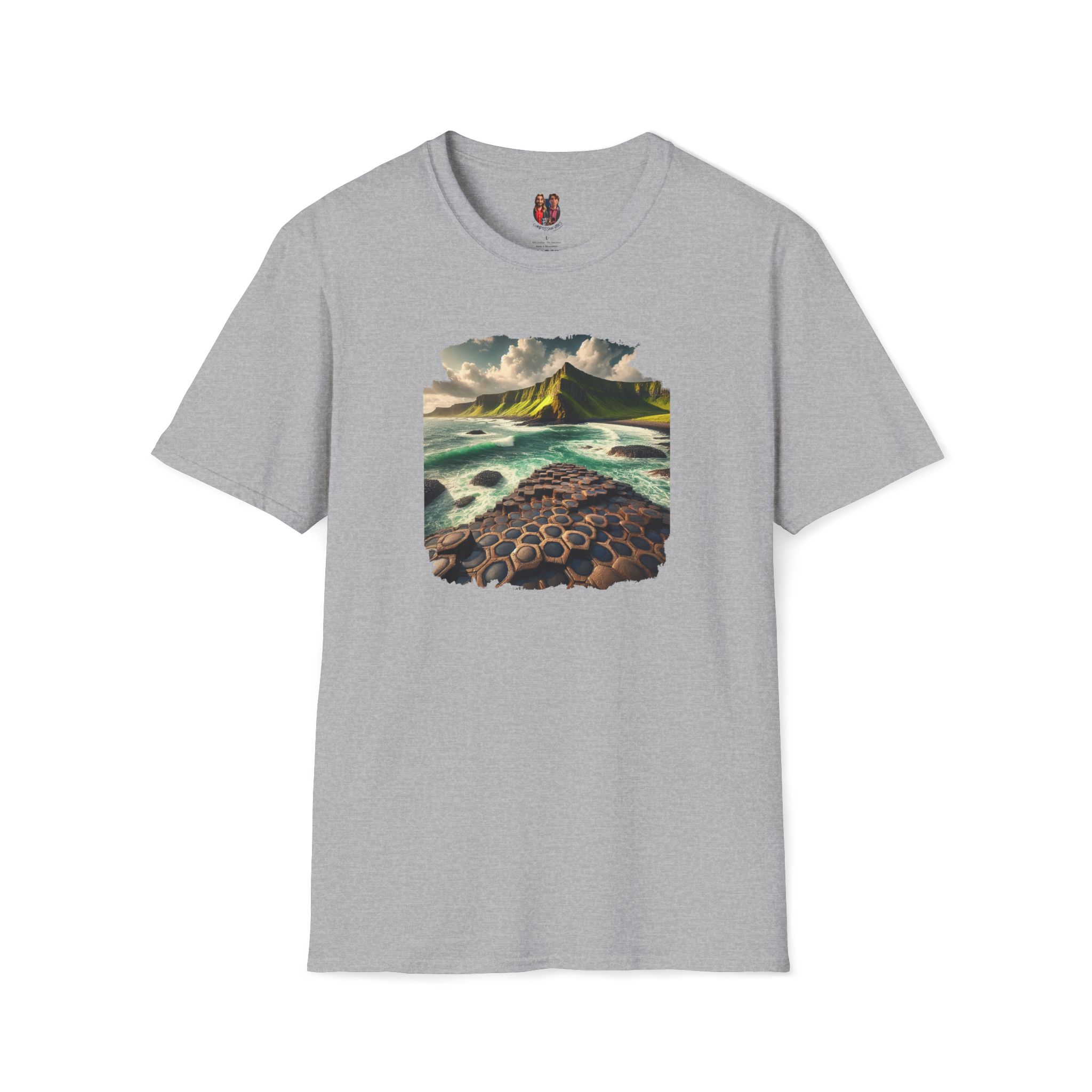 Landscape tshirt ireland graphic tee nature vintage clothing gift for dad giant causeway bushmills vintage tshirt cool comfort apparel - Image 10