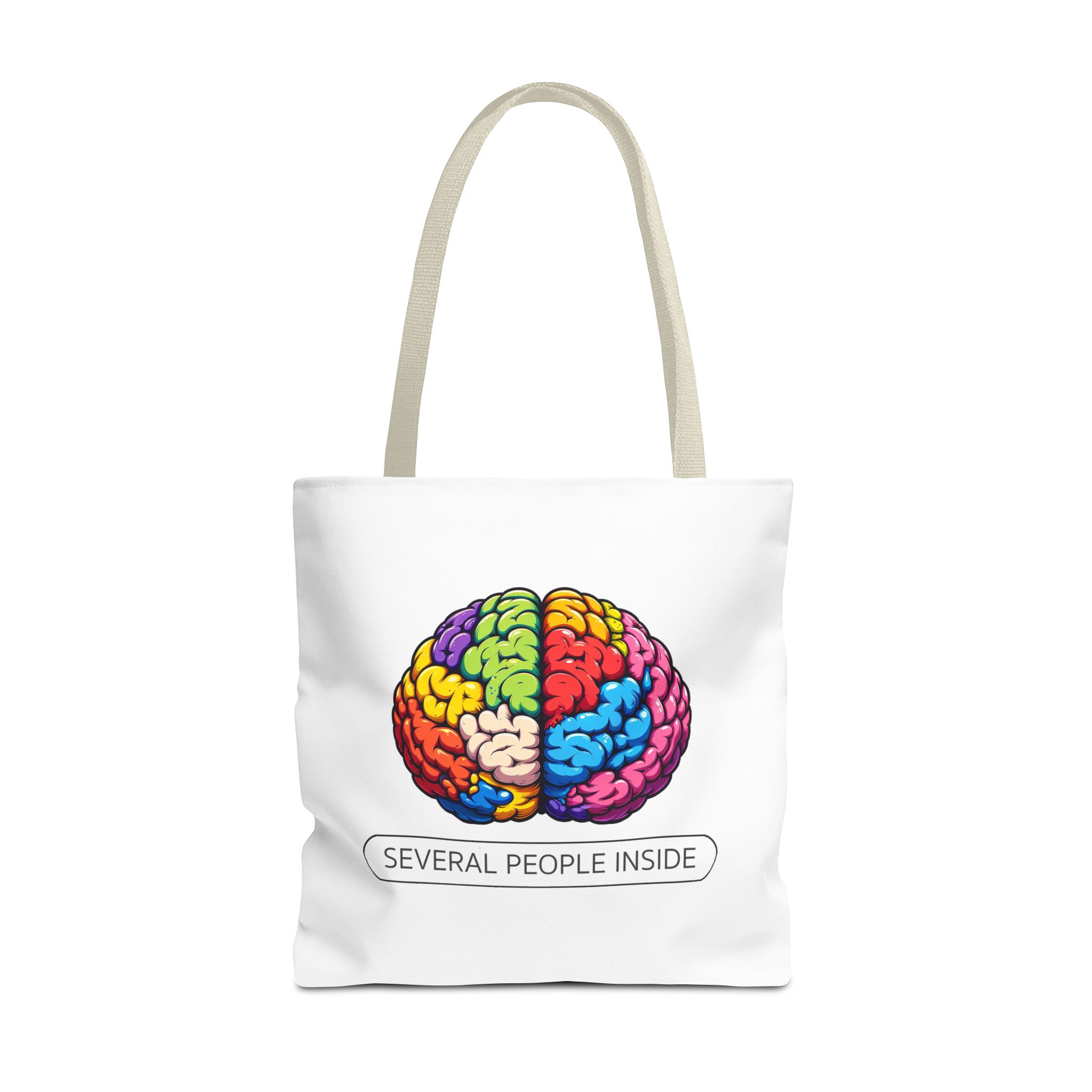 Satiric tote bag Brain canvas tote bag funny shoulder bag fun gift sarcastic cute tote bag boho purse cool handbag – Image 23