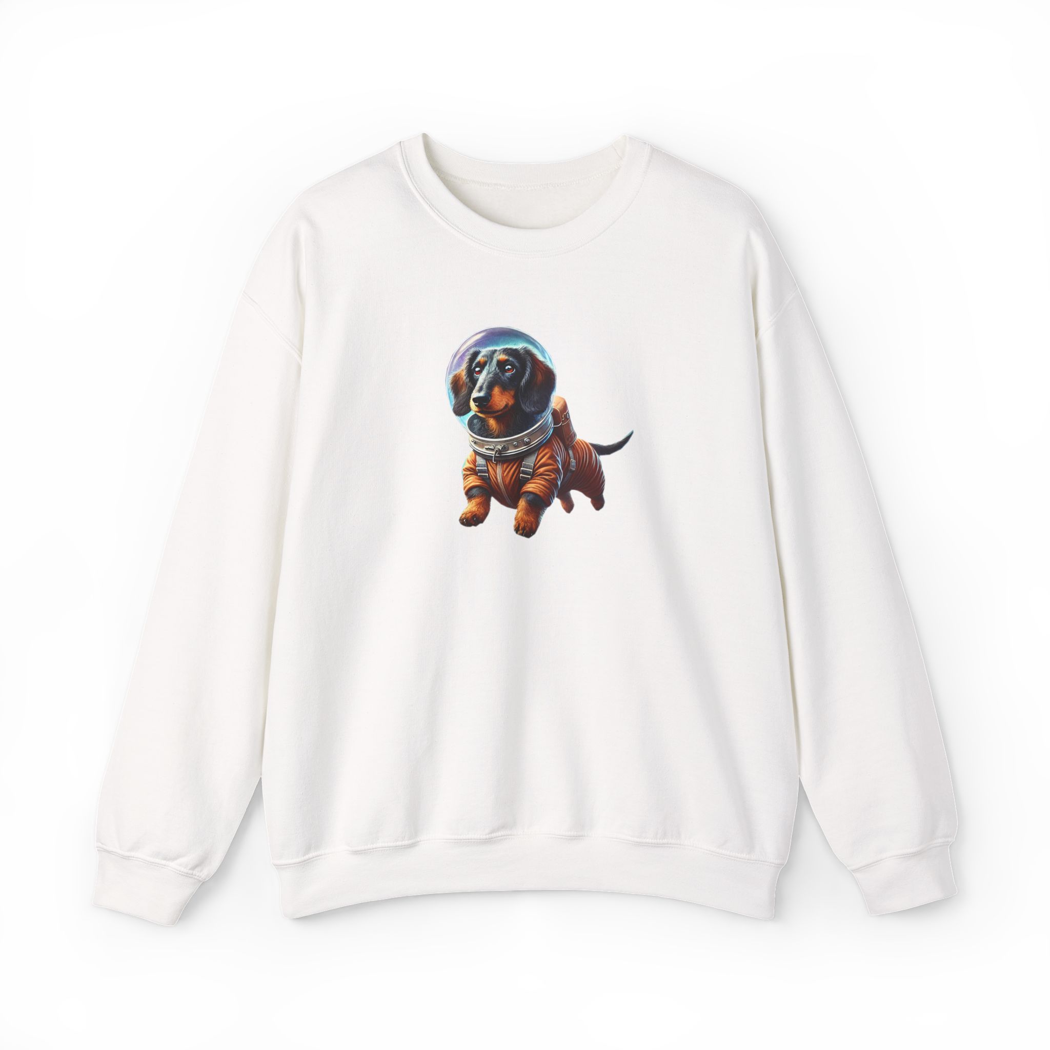 Space Dog sweatshirt – Astronaut Dog sweater – Outer Space Dog sweatshirt astronaut print - Image 4