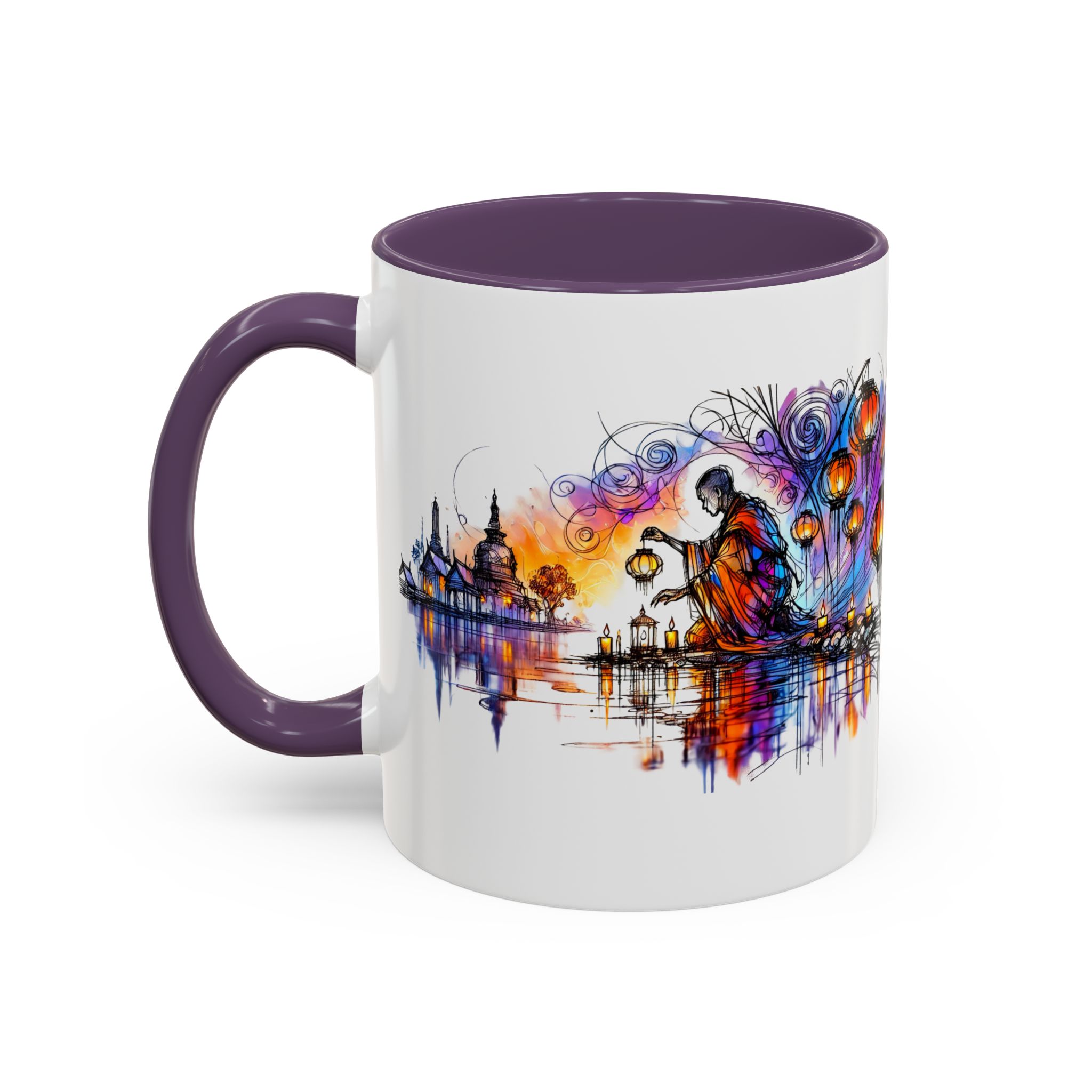 Office mug Buddha coffee Cup yoga tea Mug coffee meditation accessory mindfulnss cool gift for her – Image 46