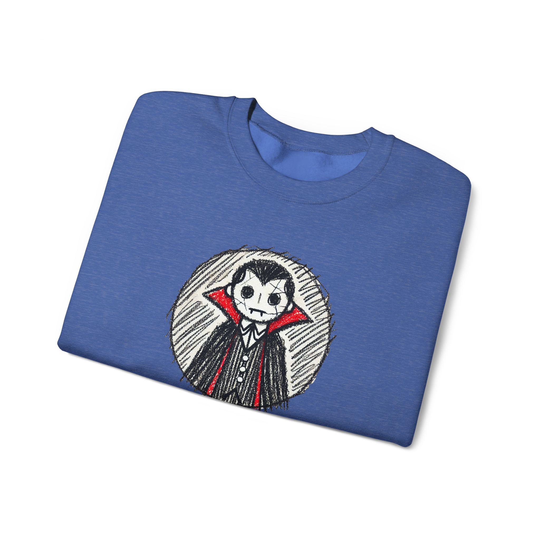 Dracula sweatshirt – Vampire sweatshirt – Gothic sweater vampire print - Image 21