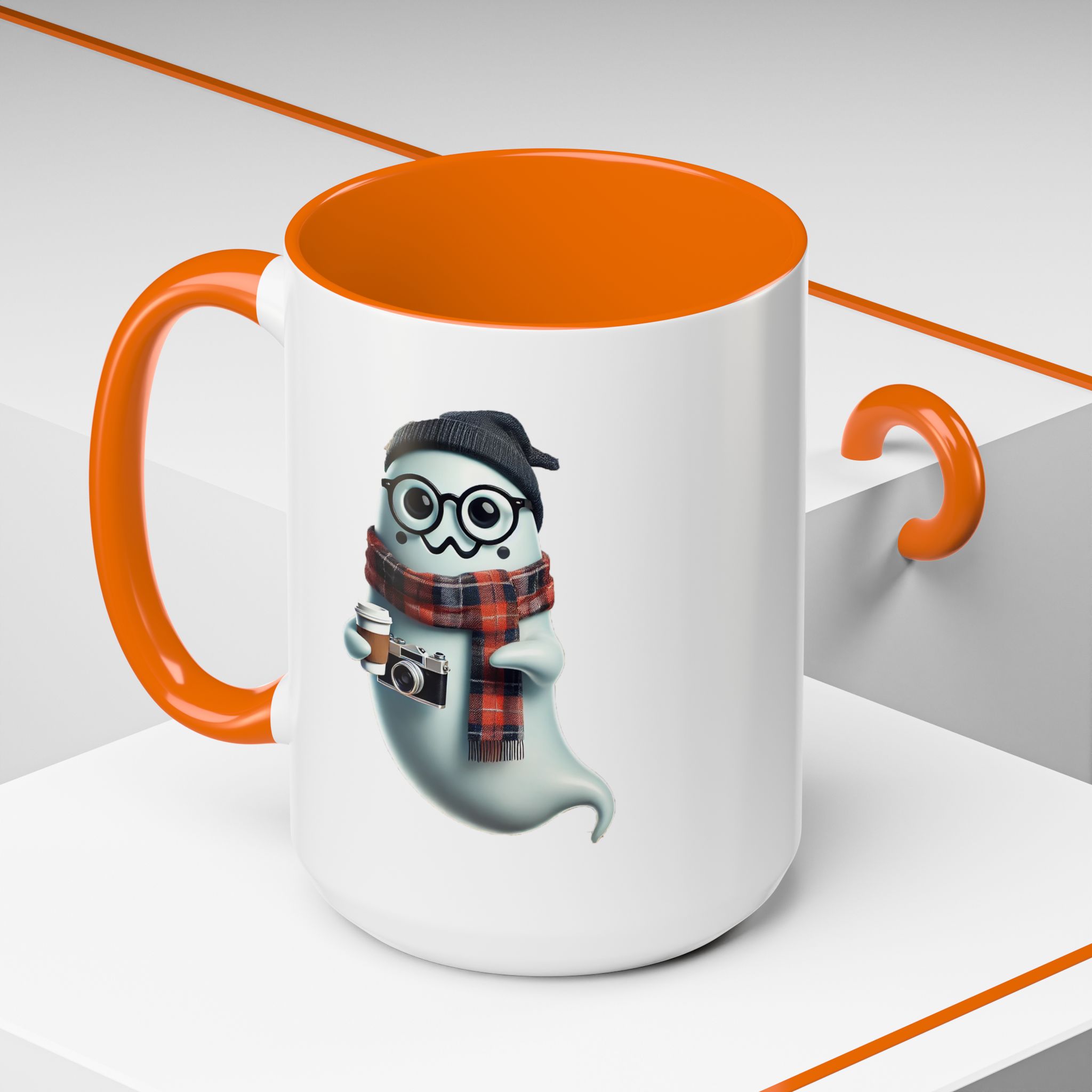 Funny mug boho Ghost coffee cup gift for him Ghost office Mug music lover accessory cool design - Image 56