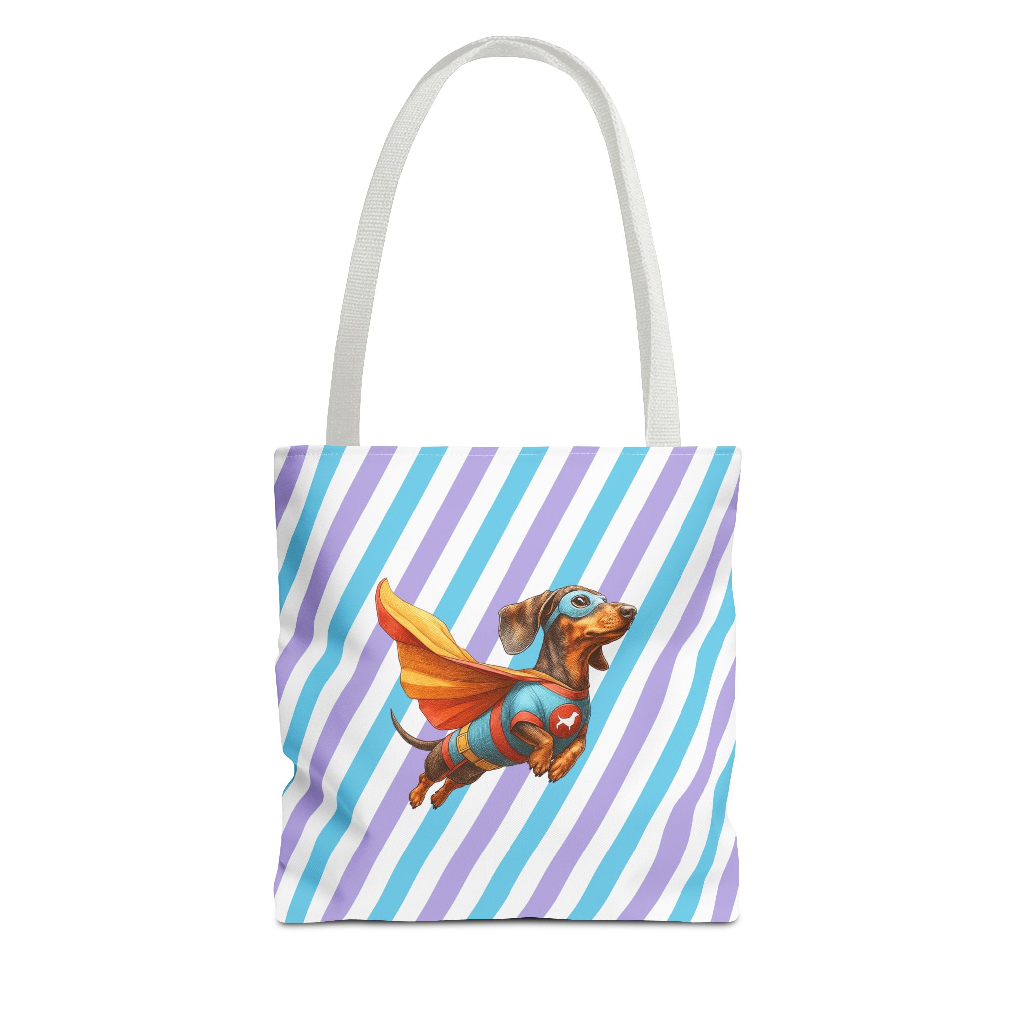 Funny canva tote bag Superhero cute tote bag dachshund super hero shoulder bag fantasy gift dog purse - Image 13