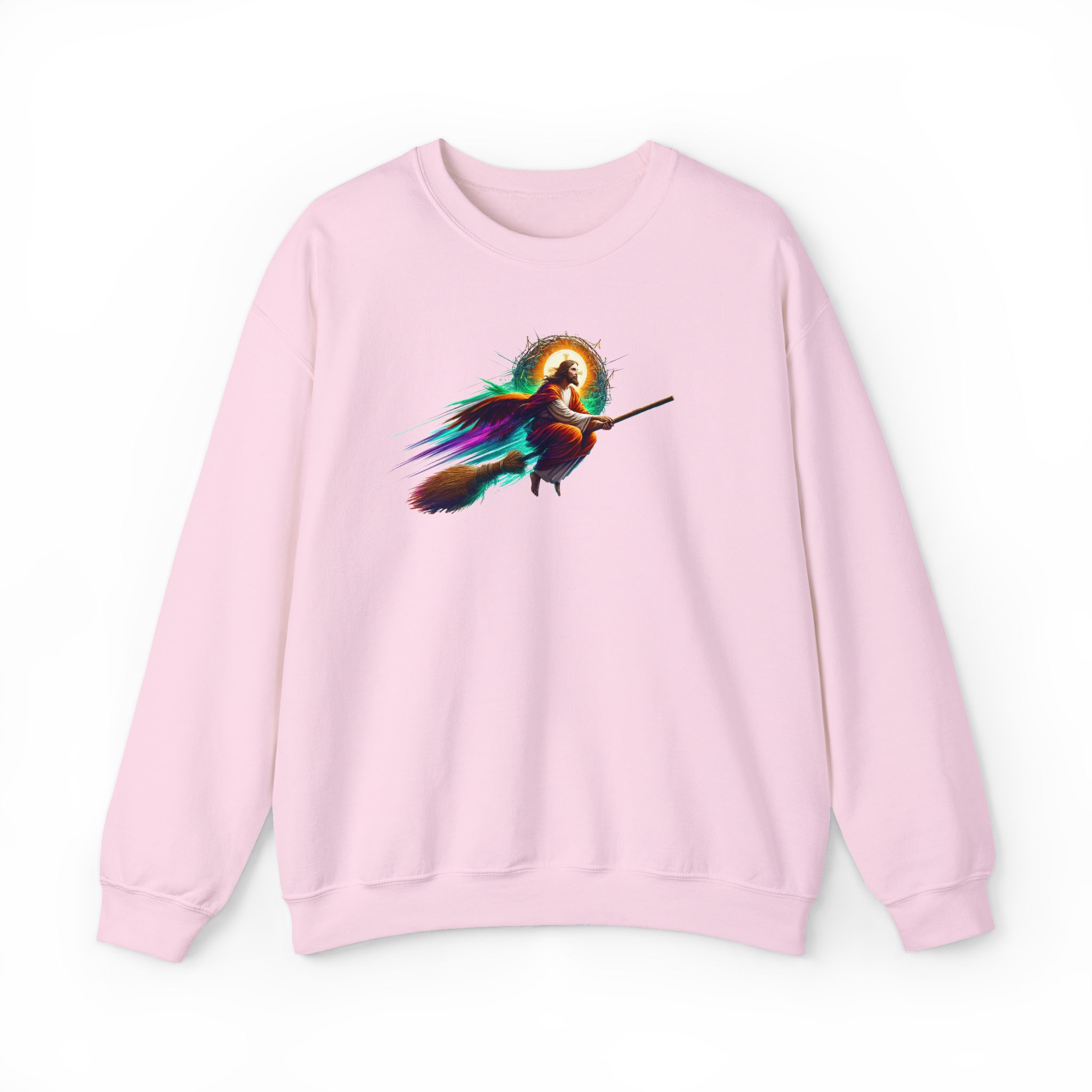 Virgin Mary sweatshirt – Ironic sweater – Sarcastic catholic print gothic funny - Image 27