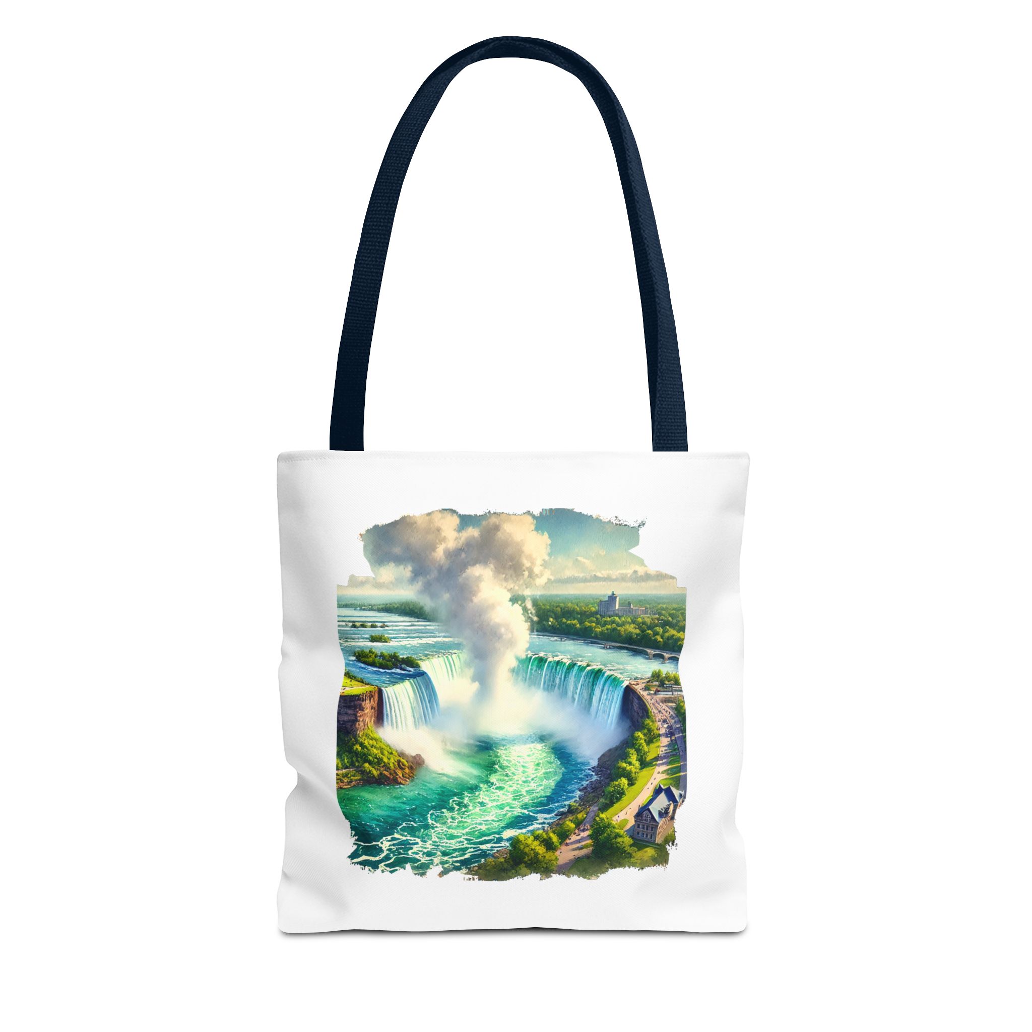 Canvas Tote bag Landscape niagara Bag vintage clothing gift nature purse unique Handbag – Image 25